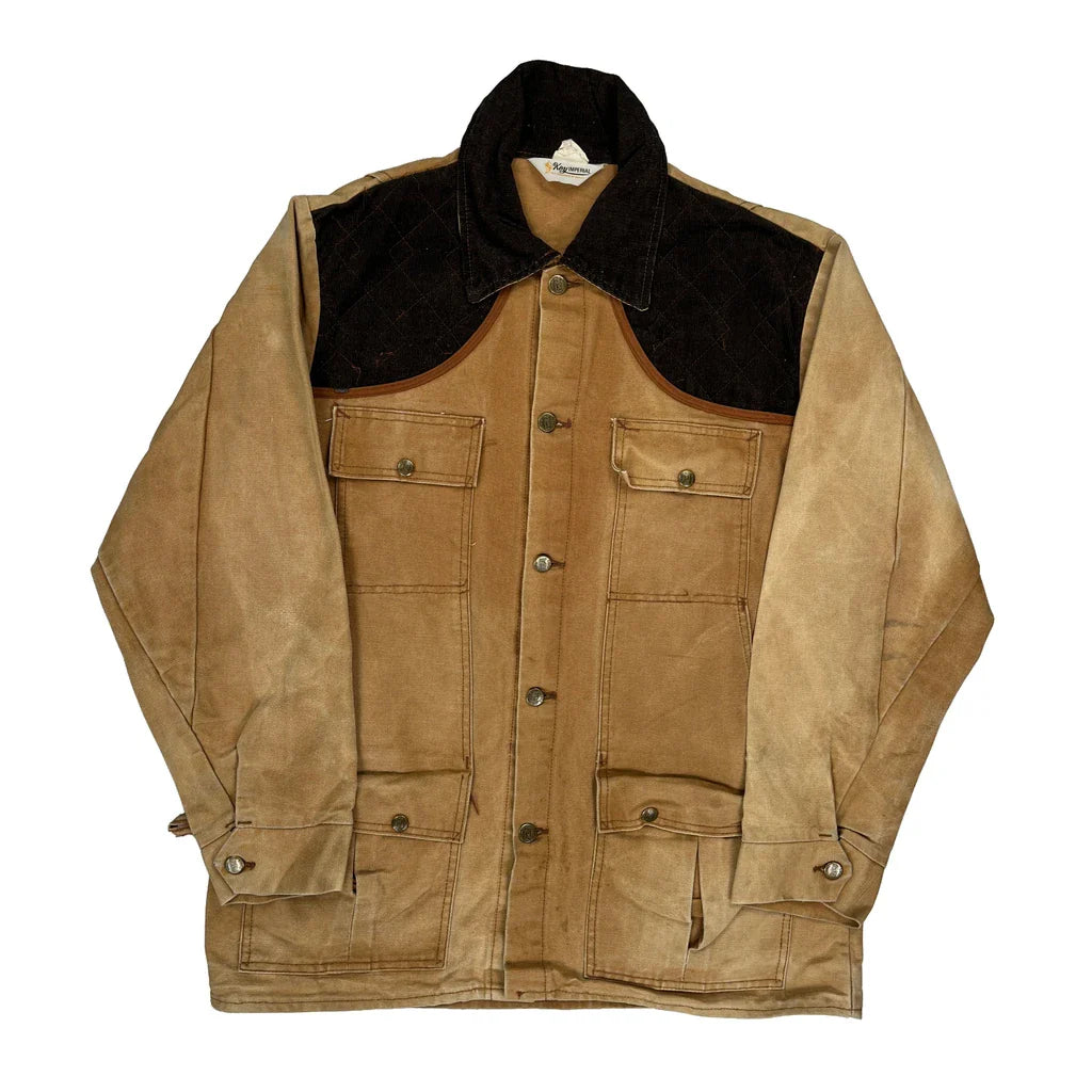 Key Jacket - Large Black Cotton Refurbished - Thrifted (note: this is a term often used to describe second- refurbished available on Cerqular