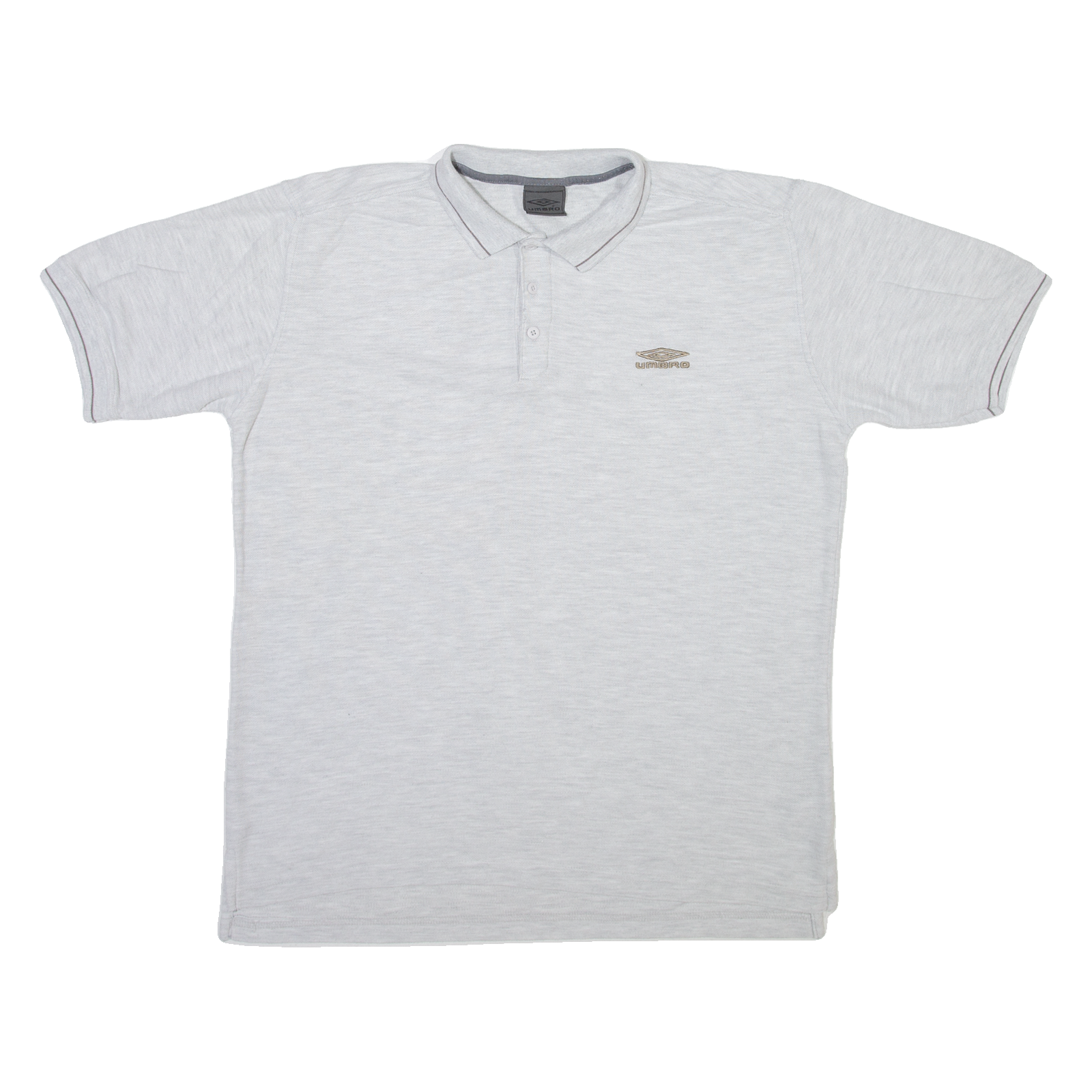 UMBRO Mens Polo Shirt Grey L Refurbished - N/A refurbished available on Cerqular