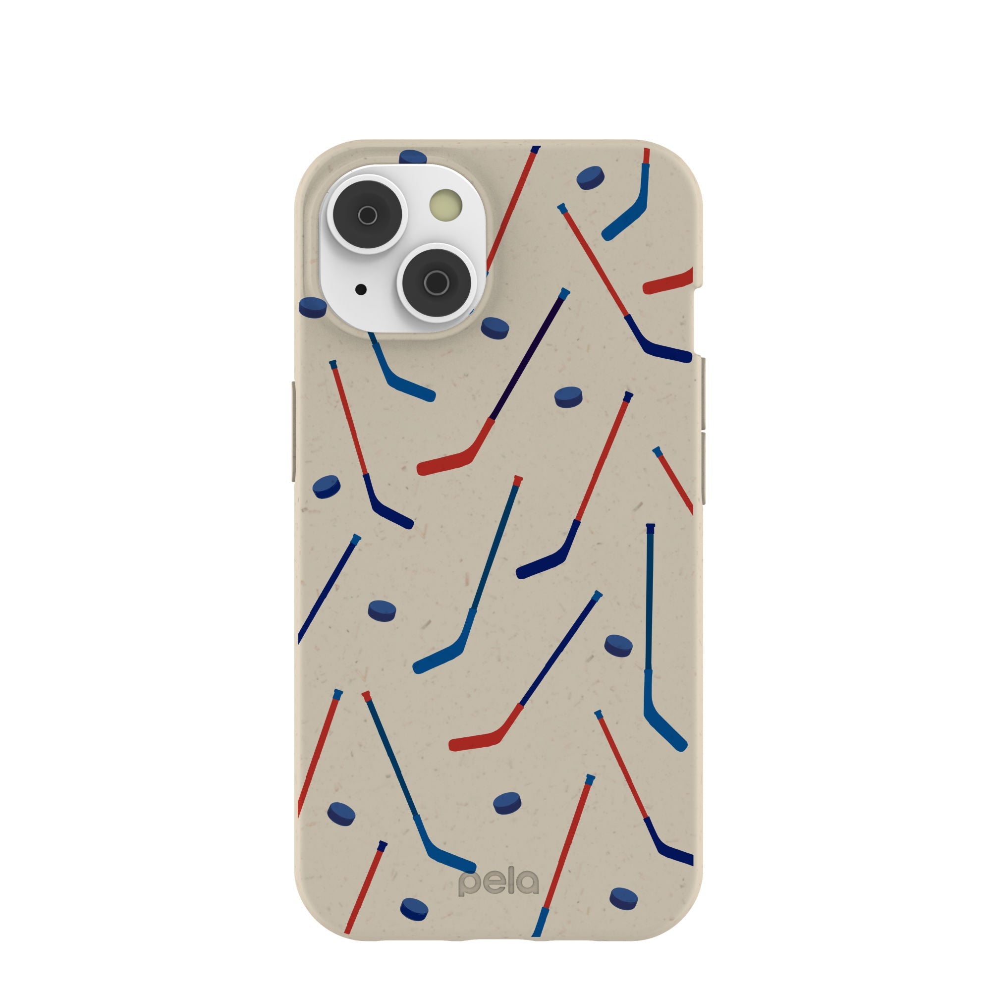 London Fog Pucks and Sticks iPhone 14/16e Case Refurbished - Pela Case refurbished available on Cerqular
