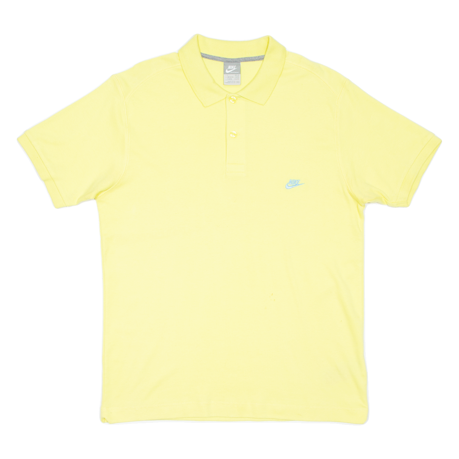 NIKE Mens Polo Shirt Yellow L Refurbished - N/A refurbished available on Cerqular