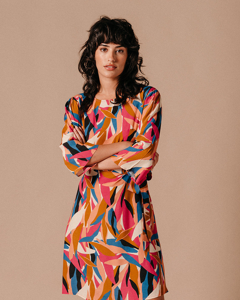 Dress Lidya Bleu | Color: BLEU | Size: M Refurbished - N/A (I could not find a well-known brand with this name refurbished available on Cerqular