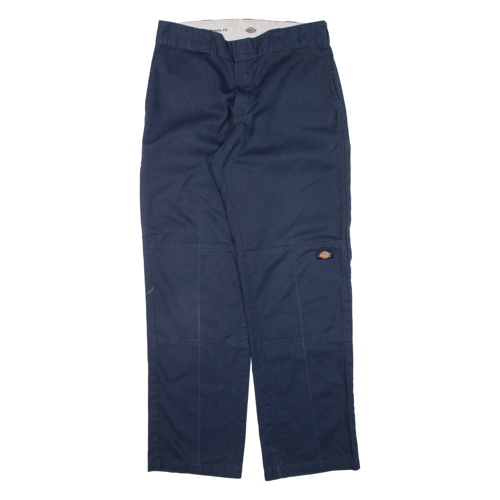 DICKIES Workwear Mens Trousers Blue Regular Straight W32 L32 Refurbished - N/A refurbished available on Cerqular