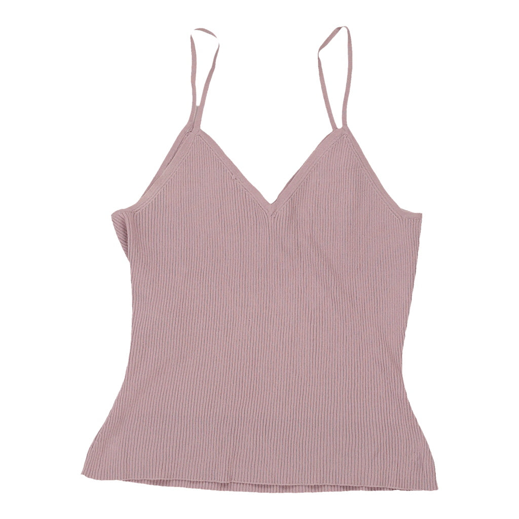 Y2K Ethic Cami Top - XS Pink Cotton Blend Refurbished - Thrifted (note: this is a term often used to describe second- refurbished available on Cerqular