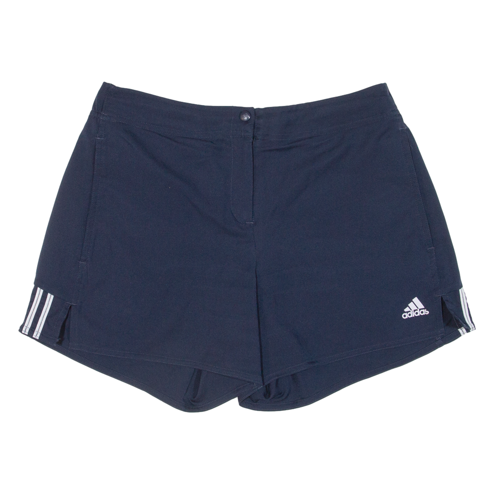ADIDAS Womens Sports Shorts Blue Relaxed UK 12 W29 Refurbished - N/A refurbished available on Cerqular