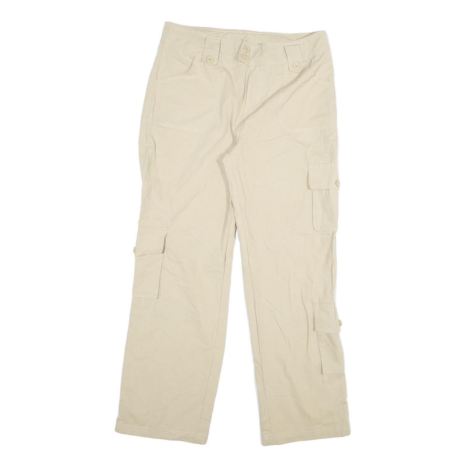 Buy Womens Cotton Beige Regular Fit Straight Leg Trousers W32 L30 Casual Zip Refurbished - $20.79 Womens Cotton Beige Regular Fit Straight Leg Trousers W32 L30 Casual Zip Refurbished - N/A refurbished available on Cerqular