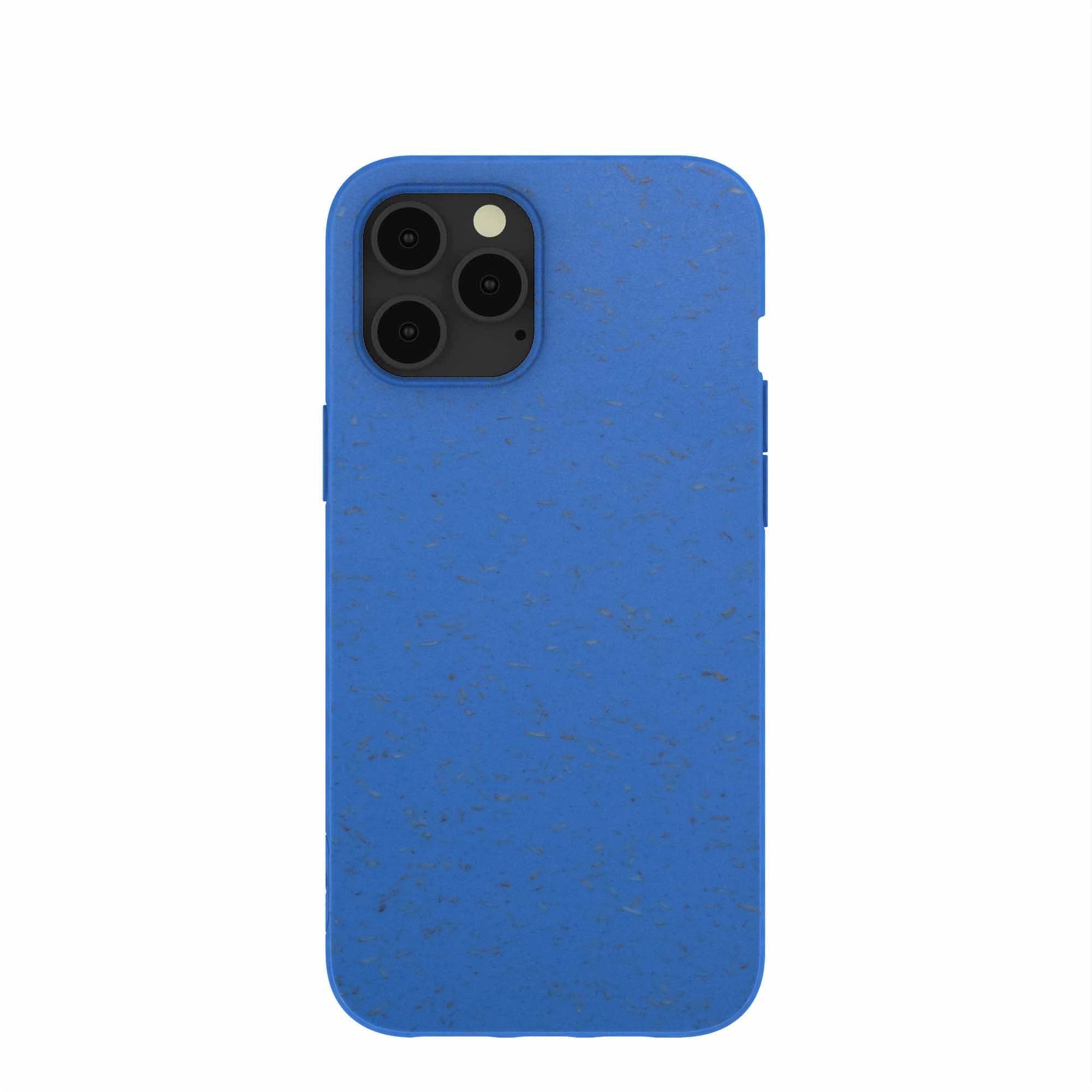Electric Blue iPhone 12 Pro Max Case Refurbished - Pela Case refurbished available on Cerqular