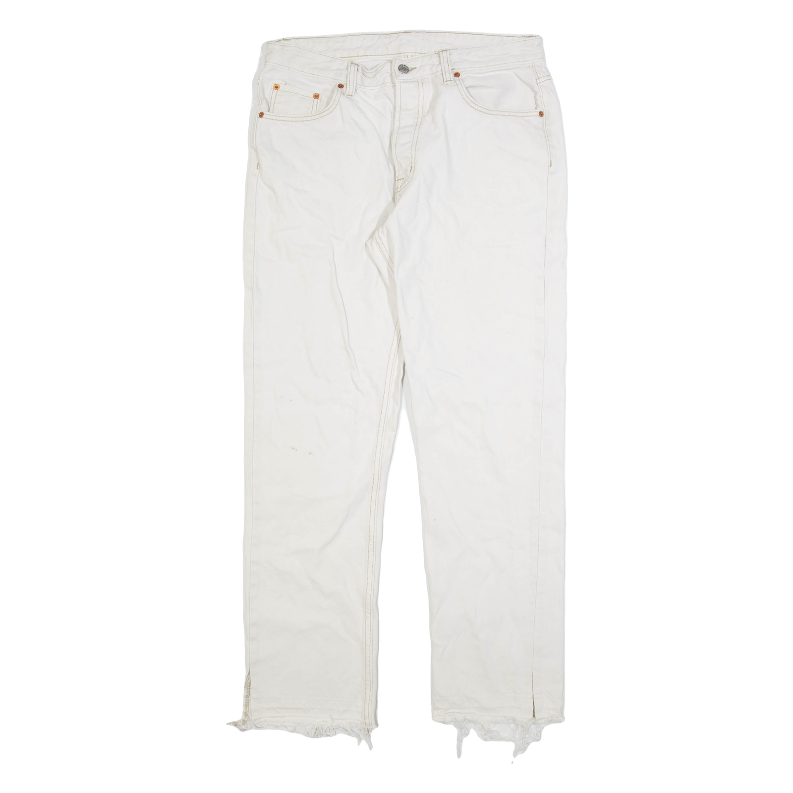 ZARA Mens Jeans Blue Regular Straight W32 L31 Refurbished - N/A refurbished available on Cerqular