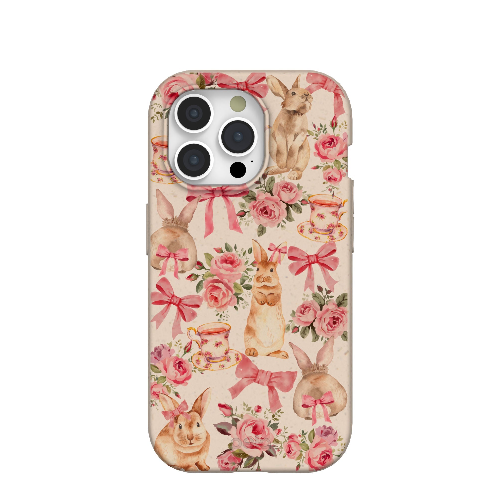 Seashell Garden Party iPhone 15 Pro Case Refurbished - Pela Case refurbished available on Cerqular