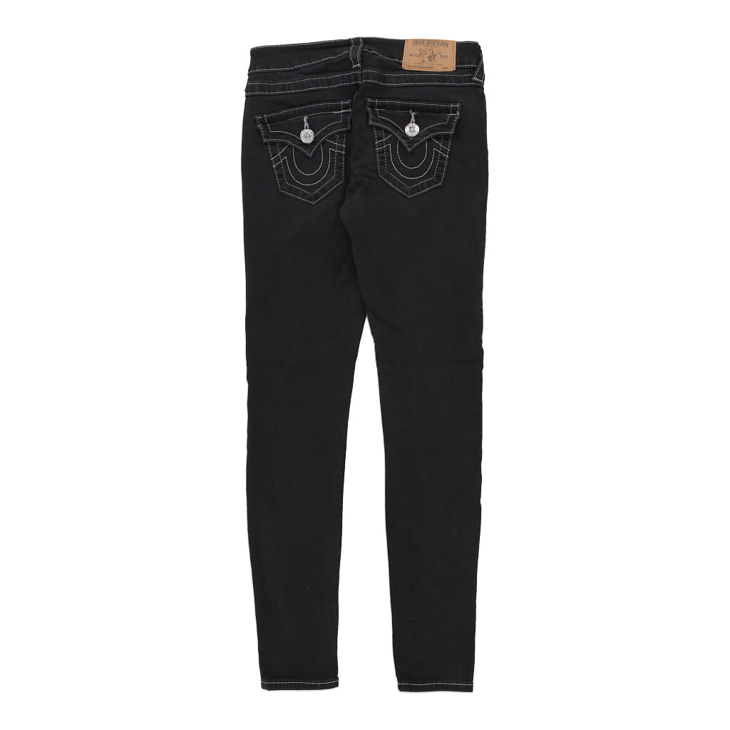 True Religion Skinny Jeans - 26W UK 4 Black Cotton Refurbished - Thrifted (note: this is a term often used to describe second- refurbished available on Cerqular