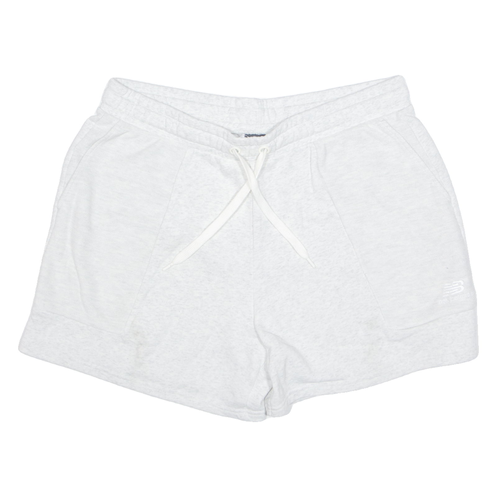 NEW BALANCE Womens Sports Shorts Grey Relaxed XL W36 Refurbished - N/A refurbished available on Cerqular