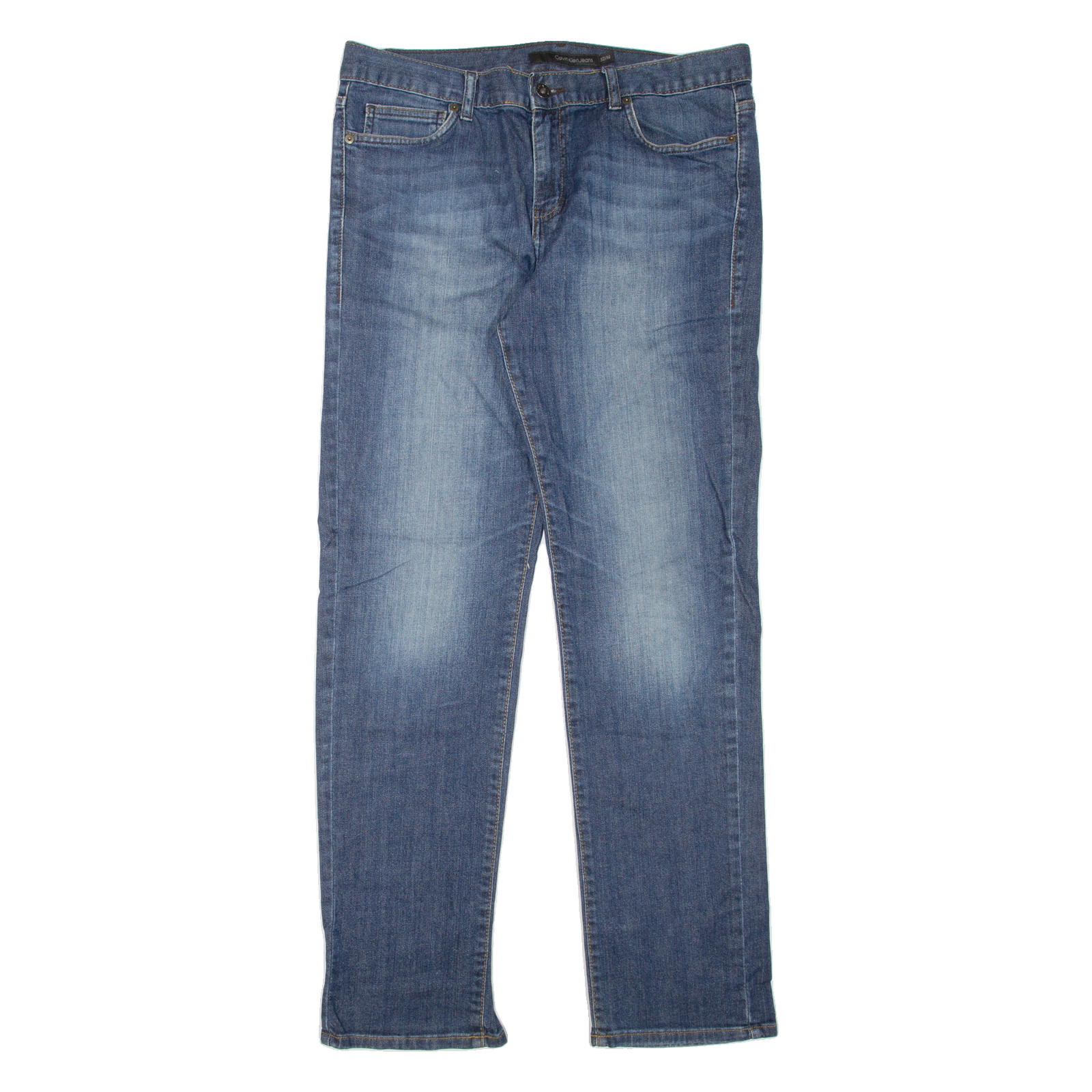CALVIN KLEIN JEANS Womens Jeans Blue Slim Skinny Stone Wash W32 L33 Refurbished - N/A refurbished available on Cerqular