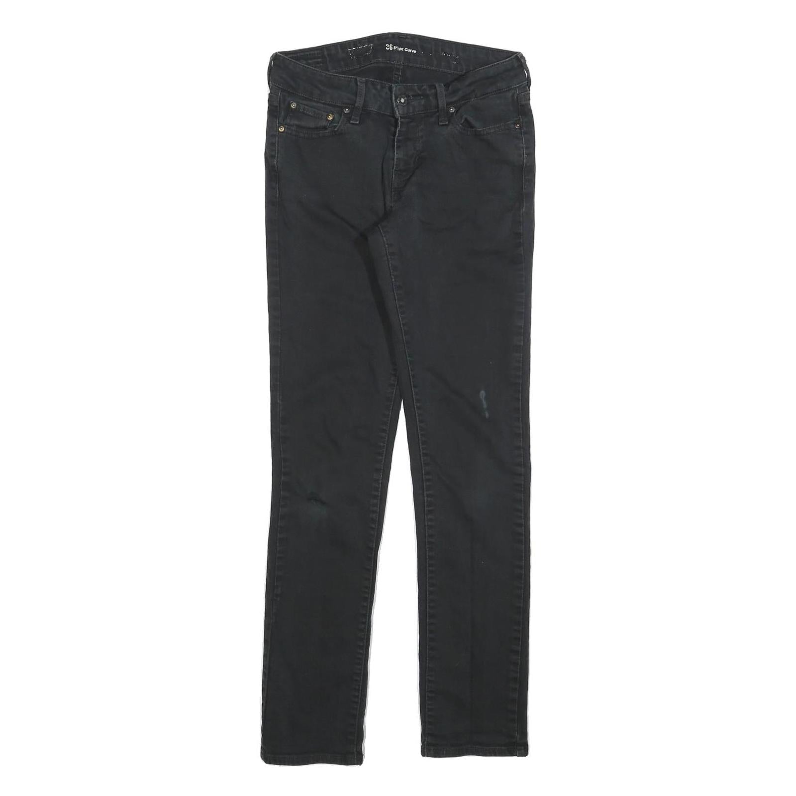 LEVI'S Womens Black Slim Skinny Denim Medium W26 L29 Cotton Blend Zip Jeans Refurbished - N/A refurbished available on Cerqular
