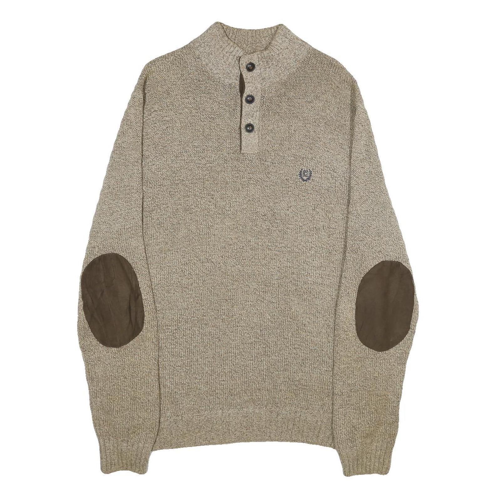 Buy CHAPS Mens Beige Button Up Plain Henley Neck Basic Knit L Jumper Cotton Pullover Refurbished - $29.89 CHAPS Mens Beige Button Up Plain Henley Neck Basic Knit L Jumper Cotton Pullover Refurbished - N/A refurbished available on Cerqular