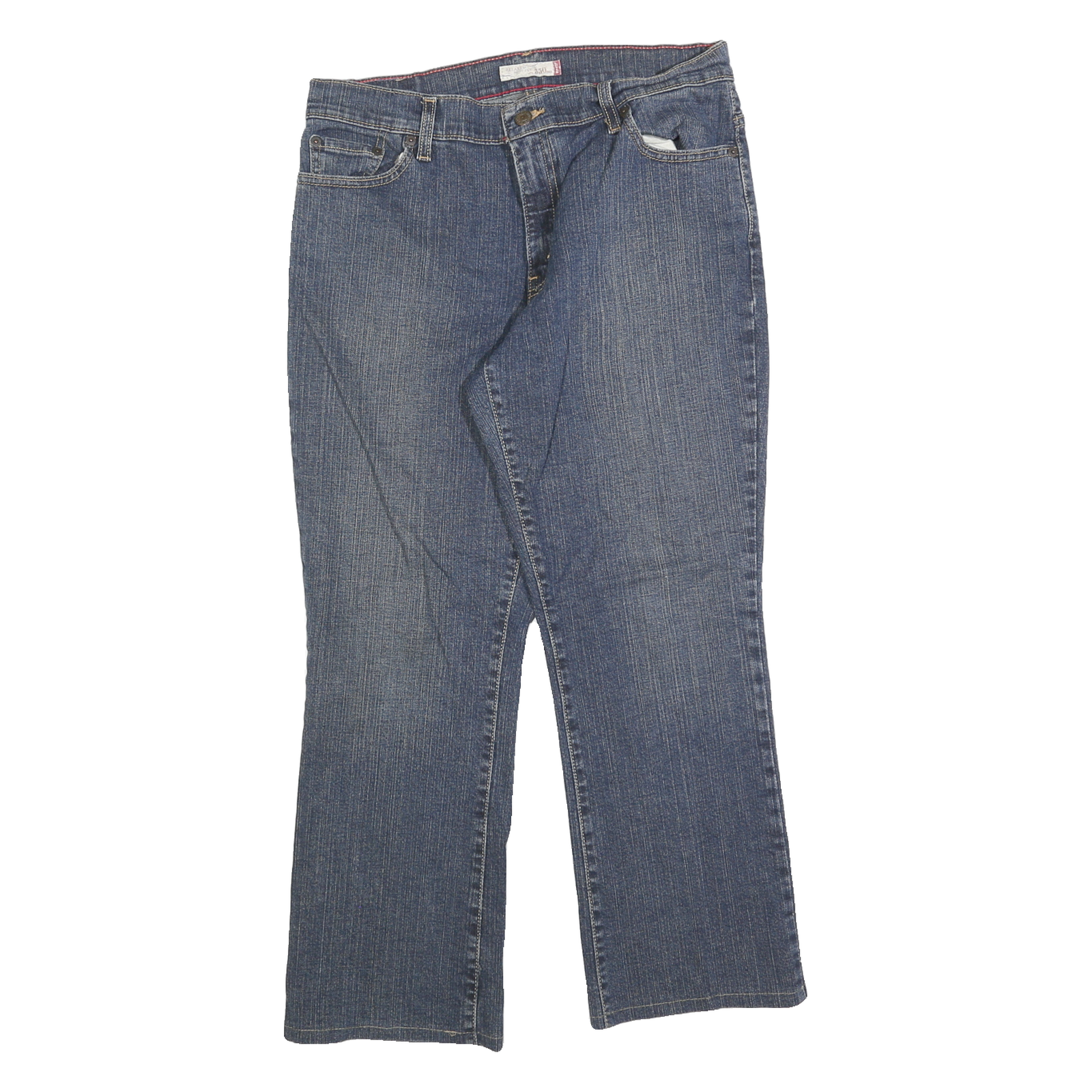 LEVI'S Womens 550 Straight Jeans Blue Relaxed Straight Denim Medium W30 L26 Refurbished - N/A refurbished available on Cerqular