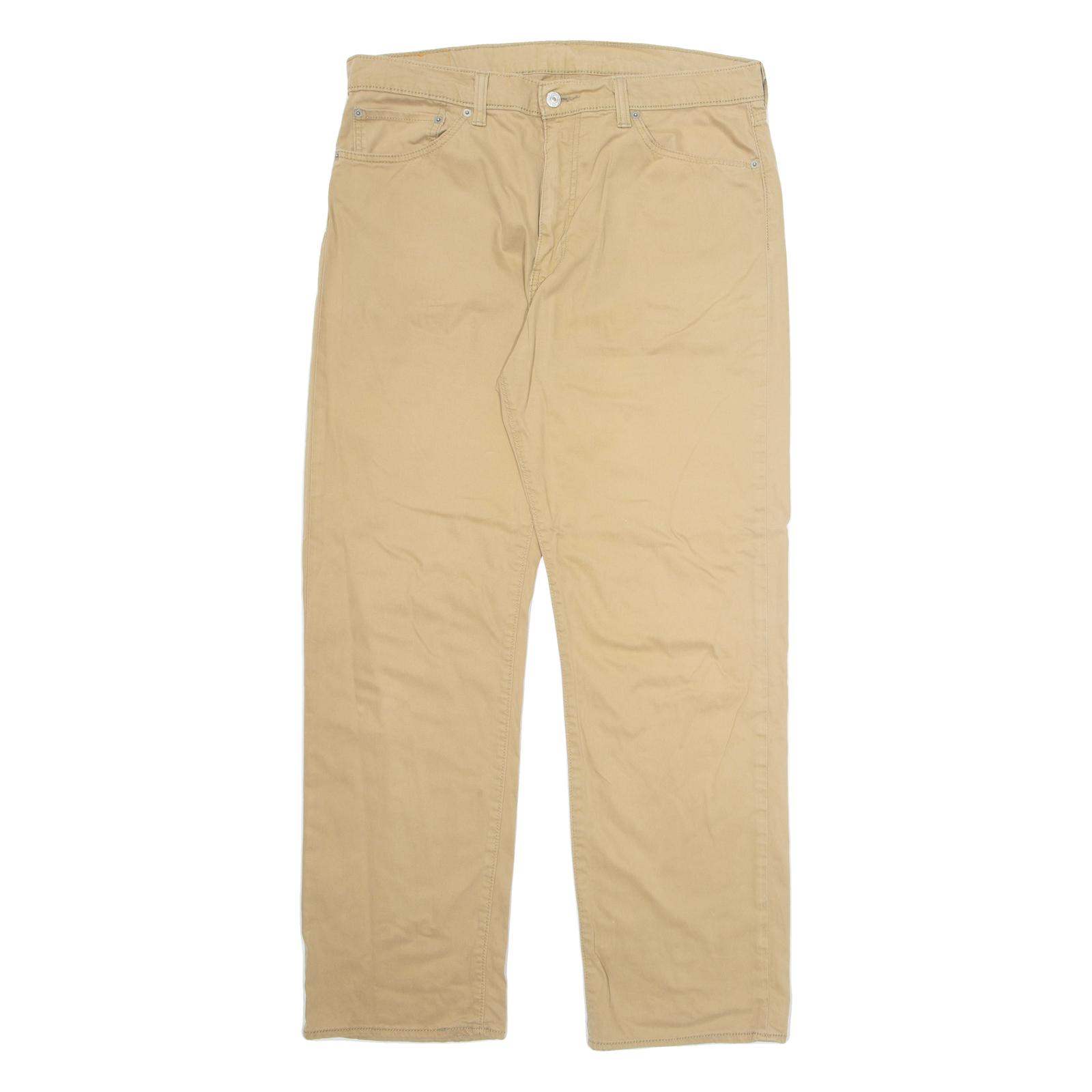 LEVI'S 751 Mens Trousers Beige Regular Wide-Leg W38 L32 Refurbished - N/A refurbished available on Cerqular
