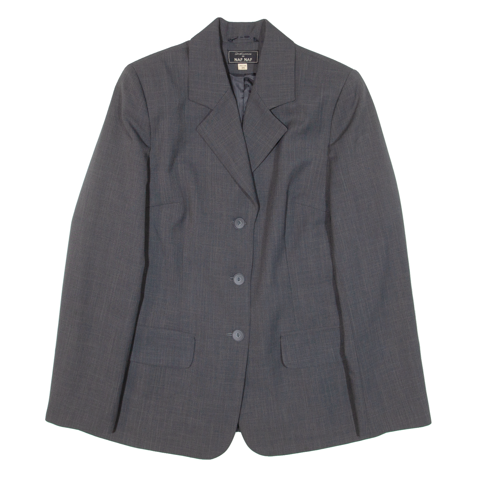 NAF NAF Womens Blazer Jacket Grey S Refurbished - N/A refurbished available on Cerqular