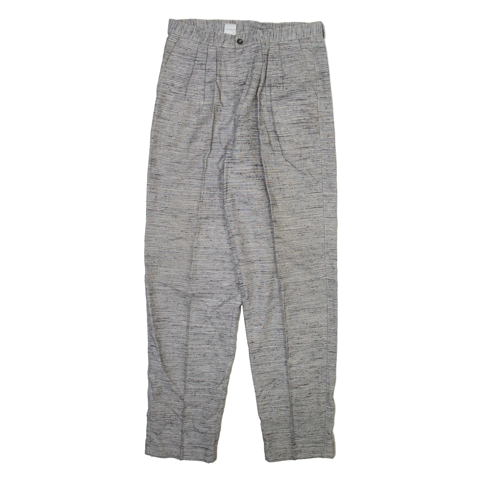 Mens Trousers Grey Relaxed Tapered Viscose W30 L32 Refurbished - N/A refurbished available on Cerqular