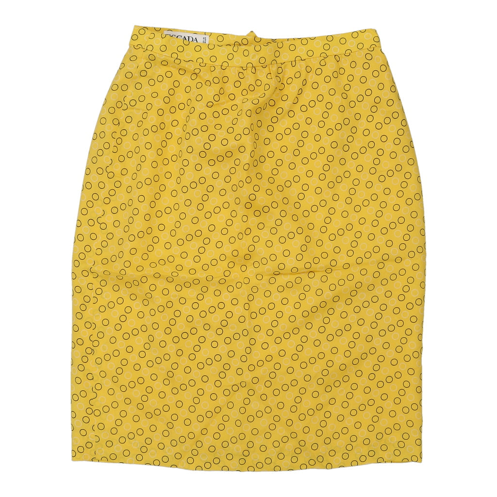 Unbranded Skirt - 28W UK 8 Yellow Cotton Refurbished - Thrifted (note: this is a term often used to describe second- refurbished available on Cerqular
