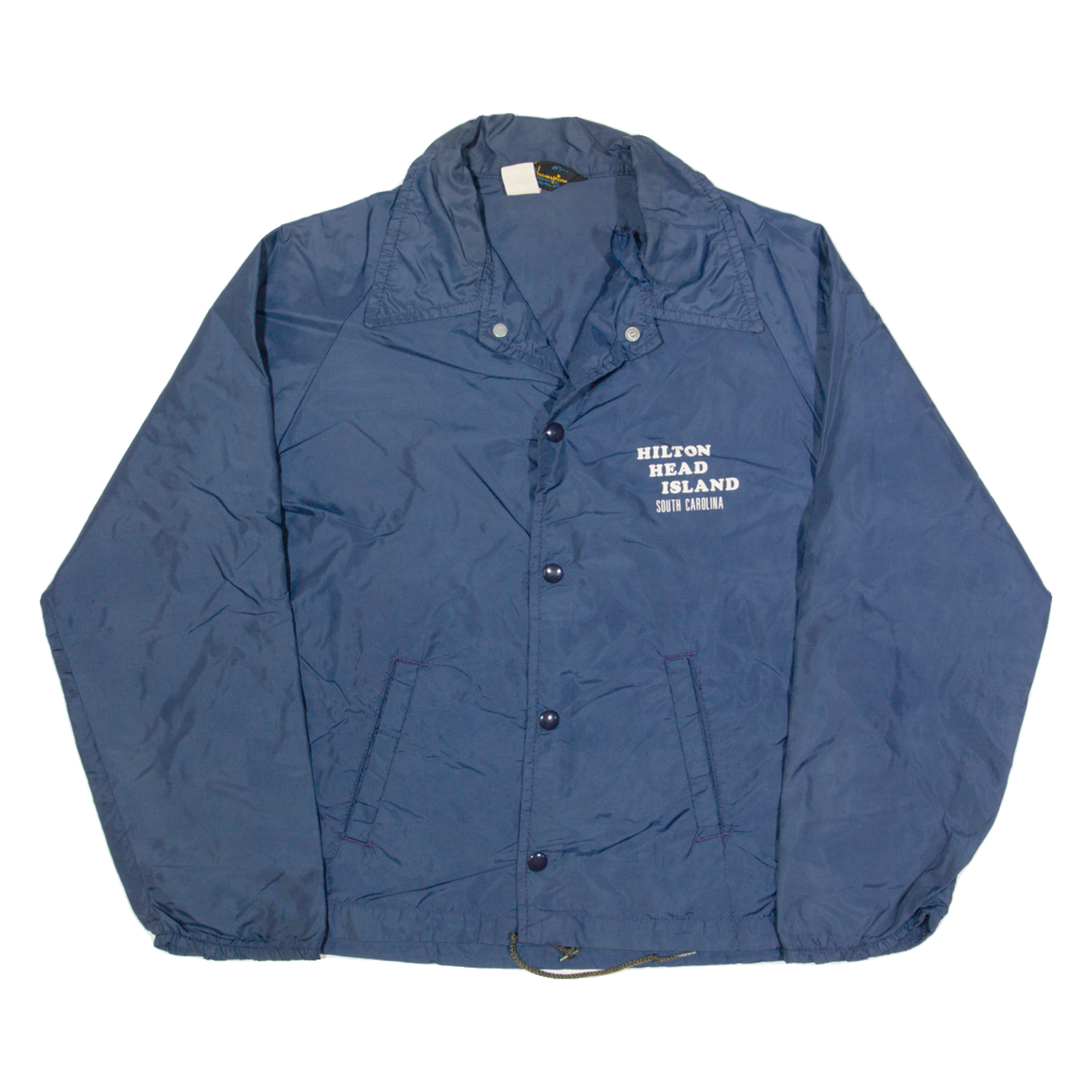 CHAMPION Hilton Head Island Mens Coach Jacket Blue 90s USA S Refurbished - N/A refurbished available on Cerqular