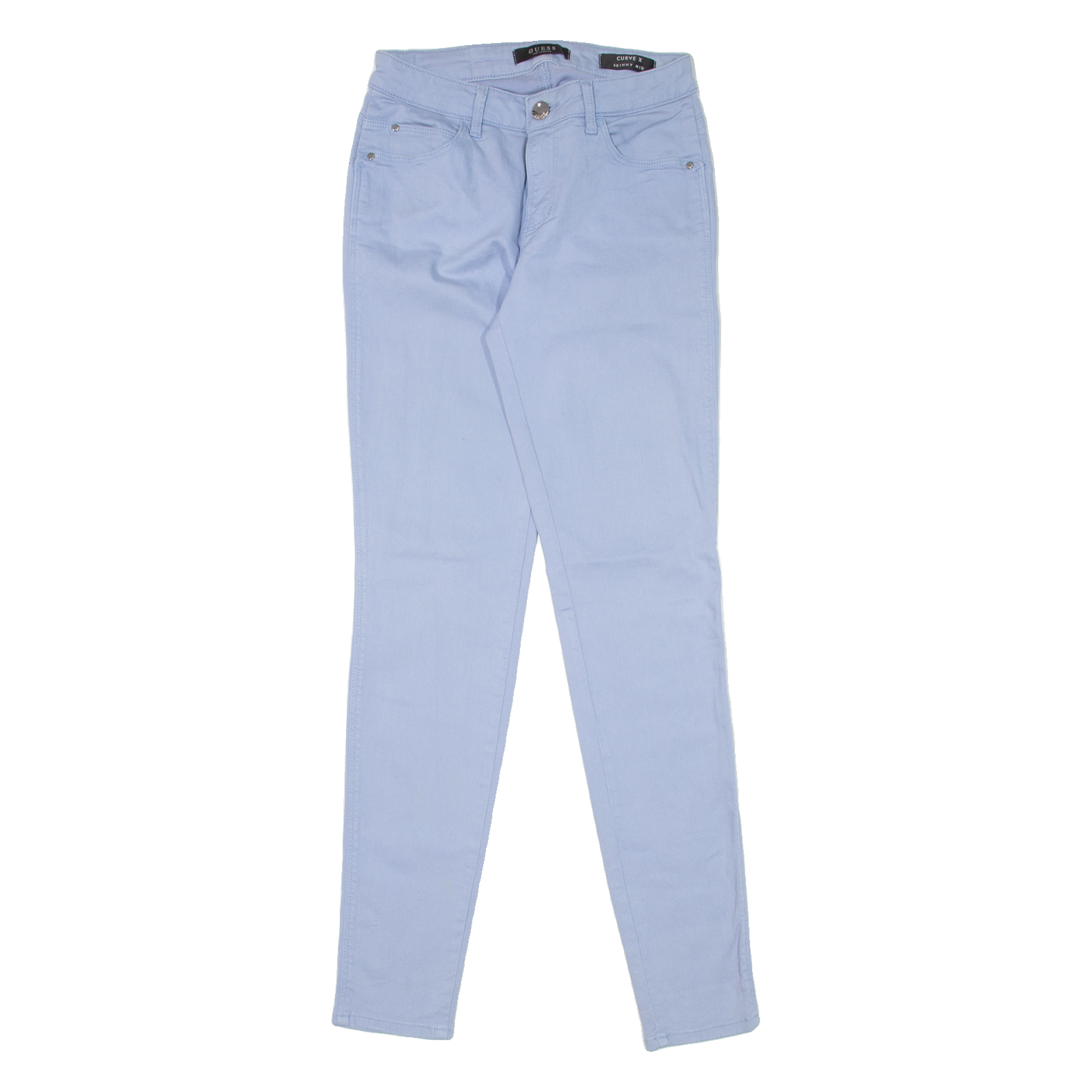 GUESS Curve X Womens Jeans Blue Slim Skinny Denim W23 L29 Refurbished - N/A refurbished available on Cerqular