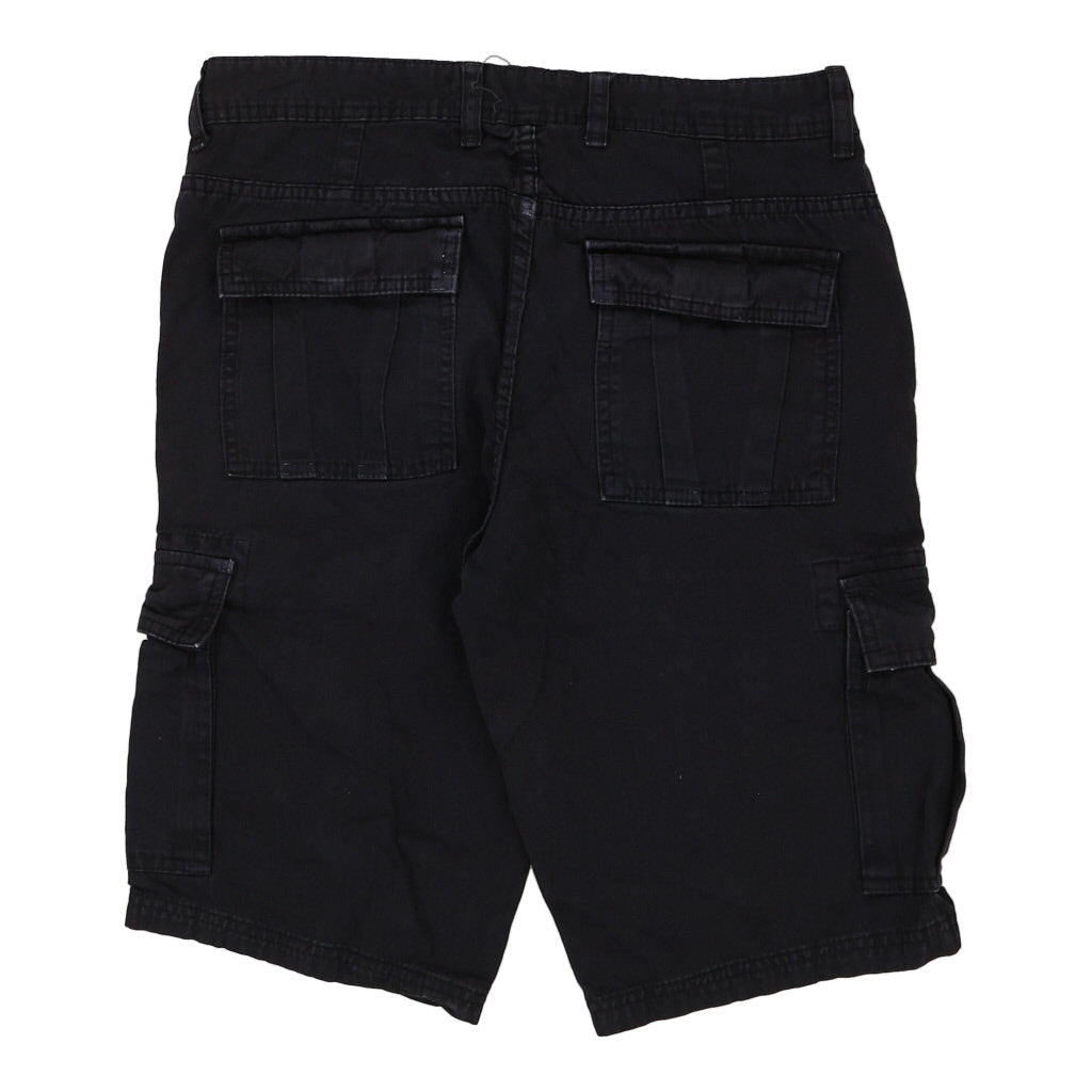 Paradise Celio Cargo Shorts - 32W 12L Navy Cotton Refurbished - Thrifted (note: this is a term often used to describe second- refurbished available on Cerqular