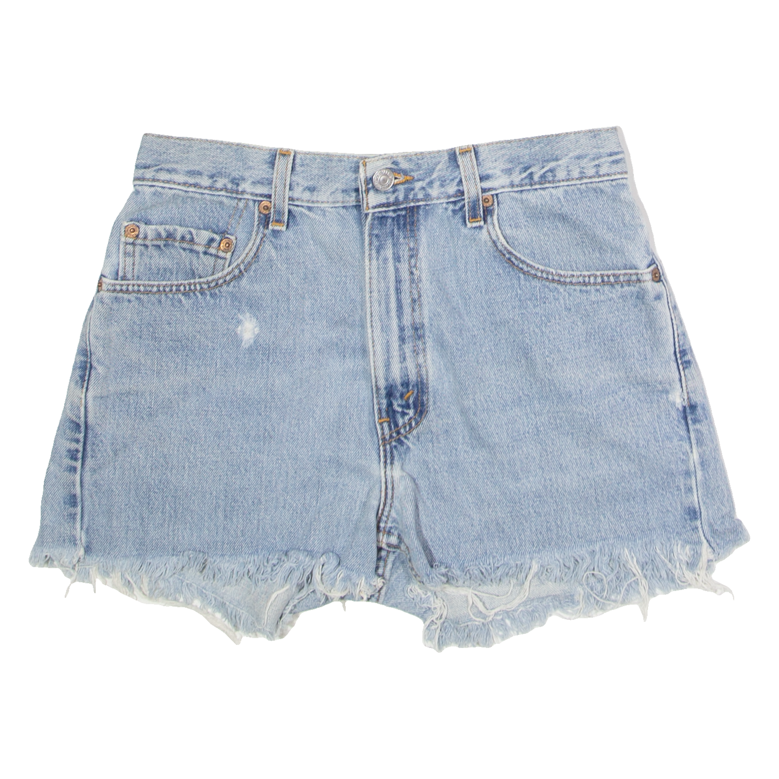 LEVI'S Altered 505 Womens Denim Shorts Blue S W28 Refurbished - N/A refurbished available on Cerqular