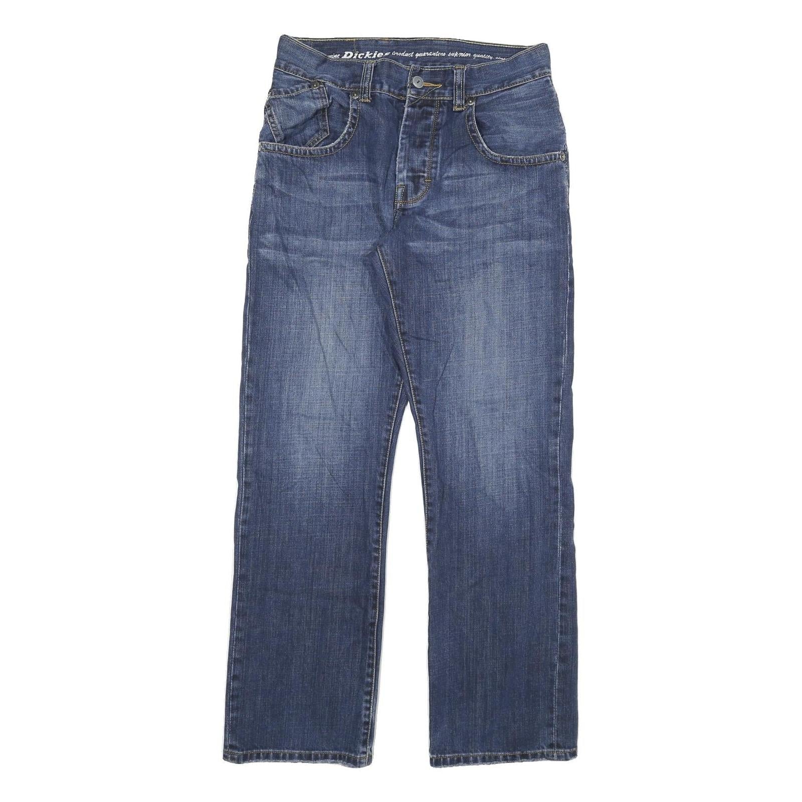 DICKIES Mens Jeans Blue Regular Straight Denim Medium W31 L30 Workwear Durable Refurbished - N/A refurbished available on Cerqular