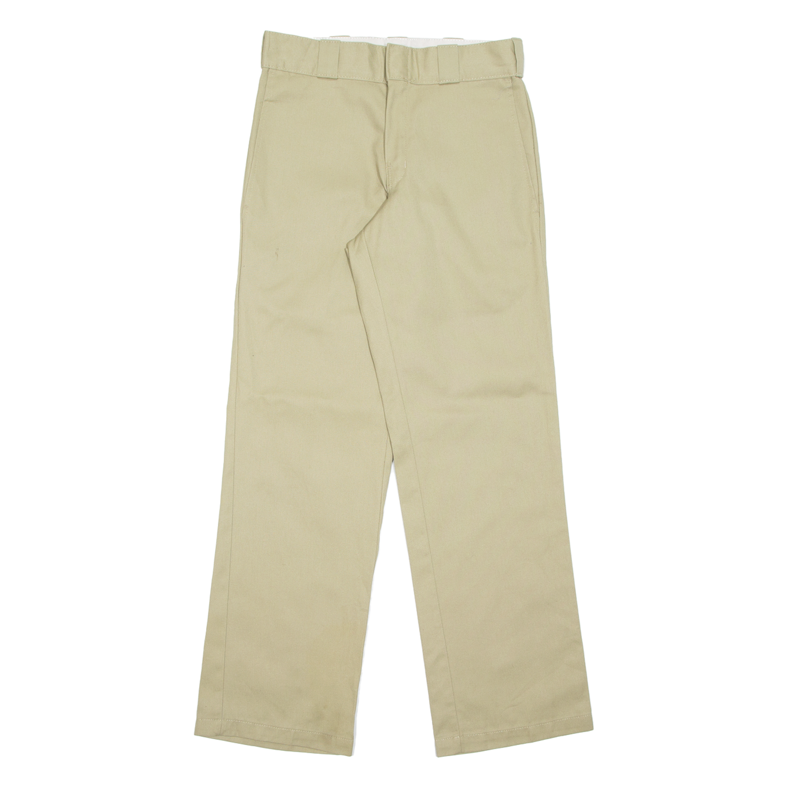 DICKIES Chino Mens Trousers Beige Regular Straight W28 L29 Refurbished - N/A refurbished available on Cerqular