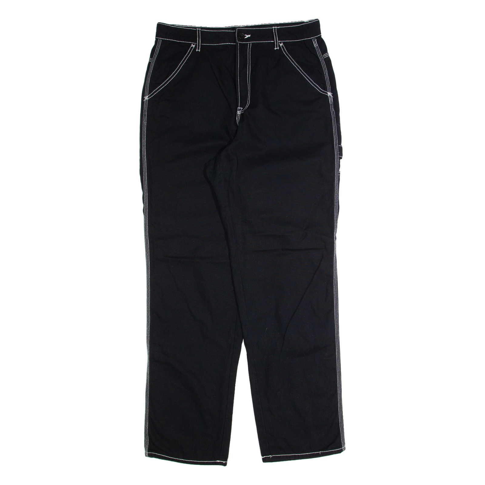 H&M DIVIDED Womens Trousers Black Regular Straight W30 L30 Refurbished - N/A refurbished available on Cerqular