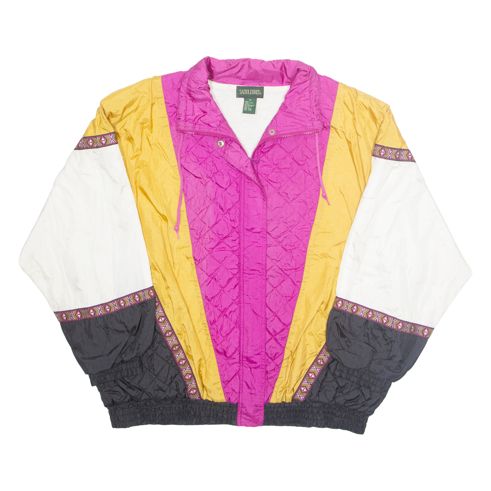 SADDLEBRED Womens Shell Jacket Pink Nylon XL Refurbished - N/A refurbished available on Cerqular