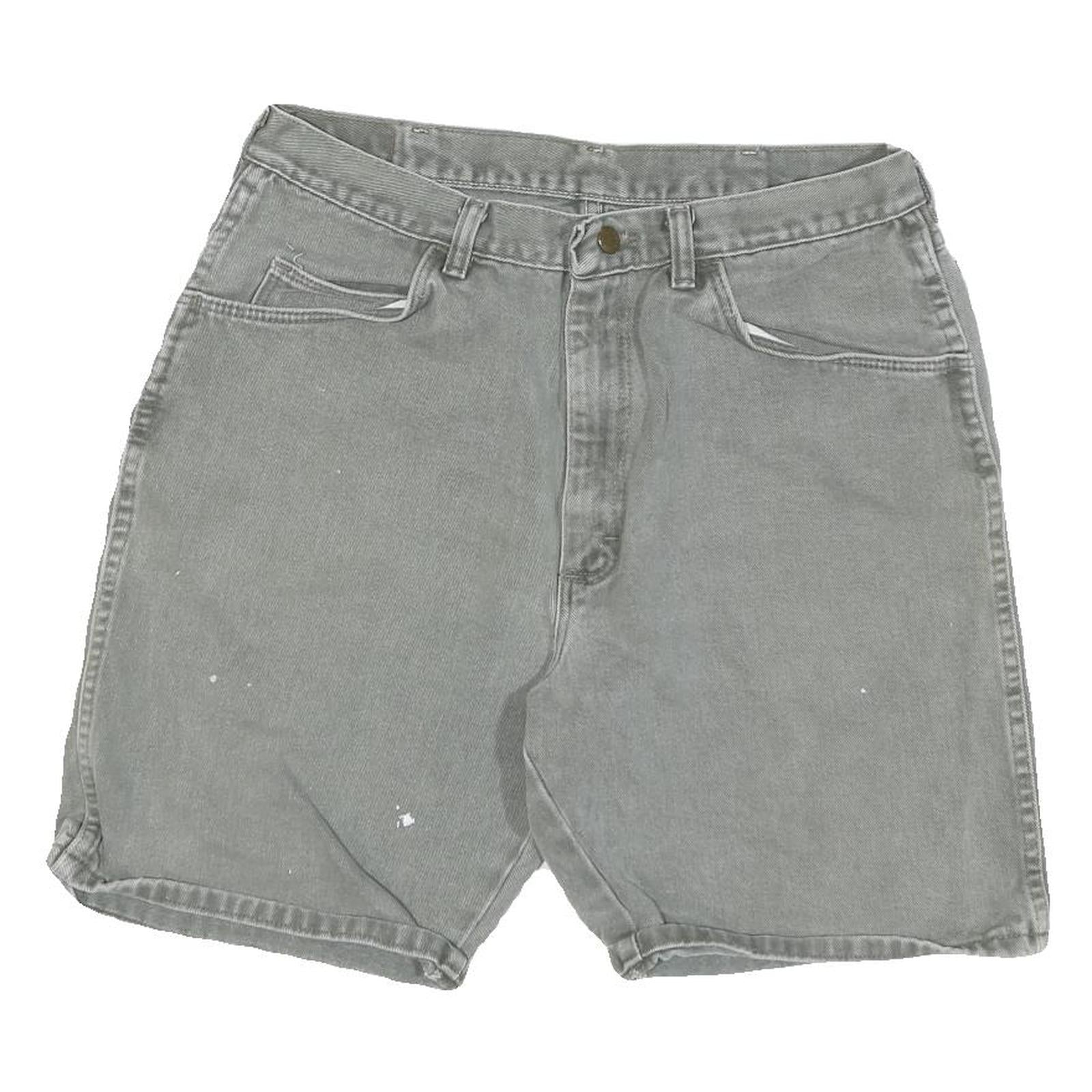 WRANGLER Mens Shorts Grey Casual Classic L W34 Cotton Blend Refurbished - N/A refurbished available on Cerqular