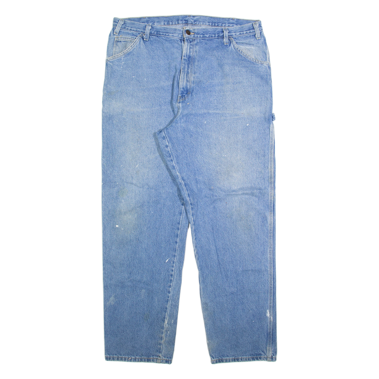 DICKIES Carpenter Mens Jeans Blue Relaxed Straight W40 L32 Refurbished - N/A refurbished available on Cerqular