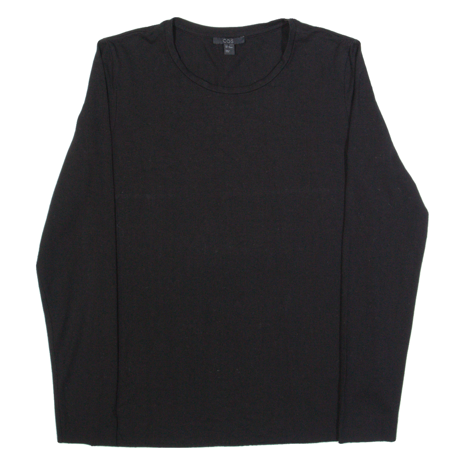 COS Womens T-Shirt Black Long Sleeve XS Refurbished - N/A refurbished available on Cerqular