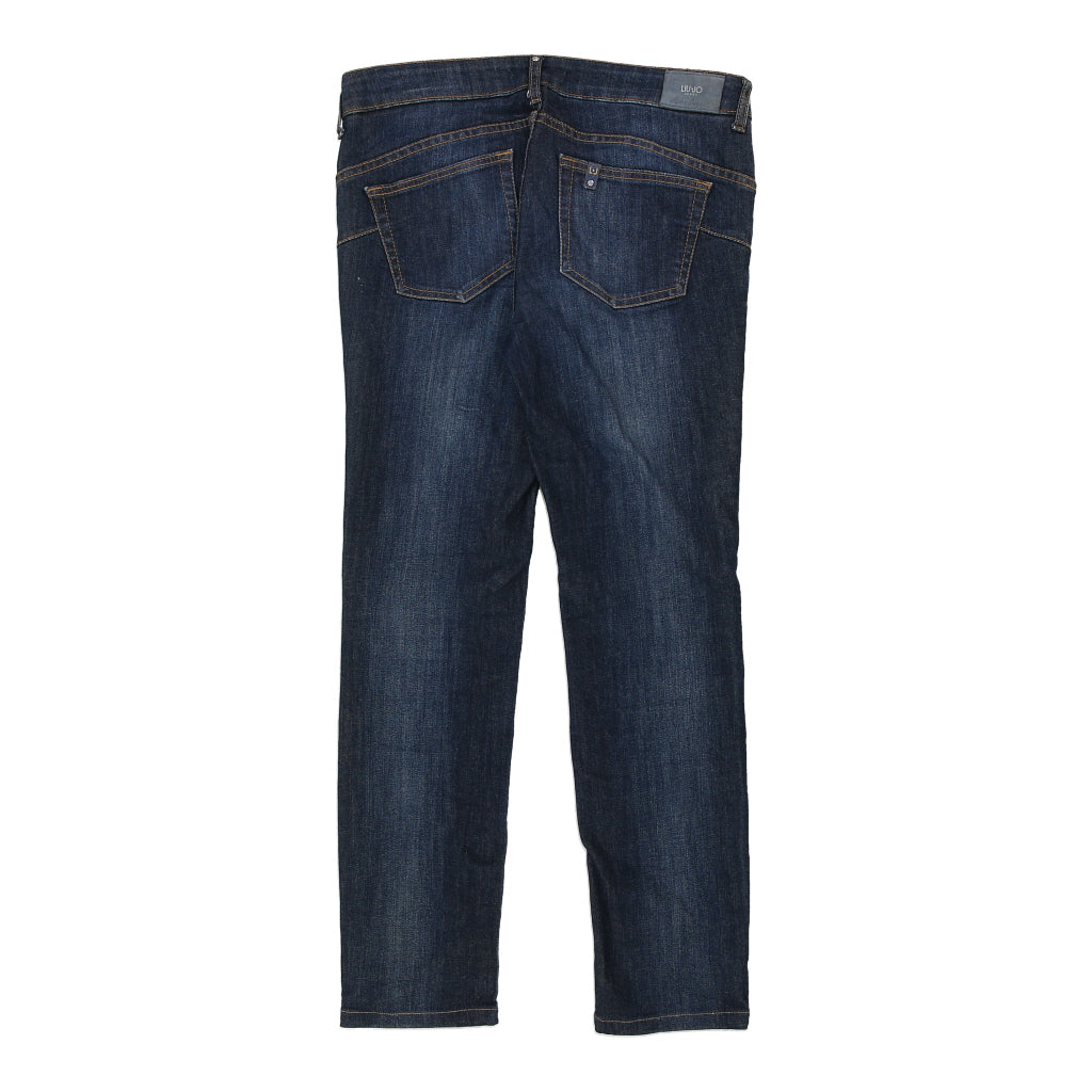 Liu Jo Jeans - 33W UK 12 Dark Wash Cotton Refurbished - Thrifted (note: this is a term often used to describe second- refurbished available on Cerqular