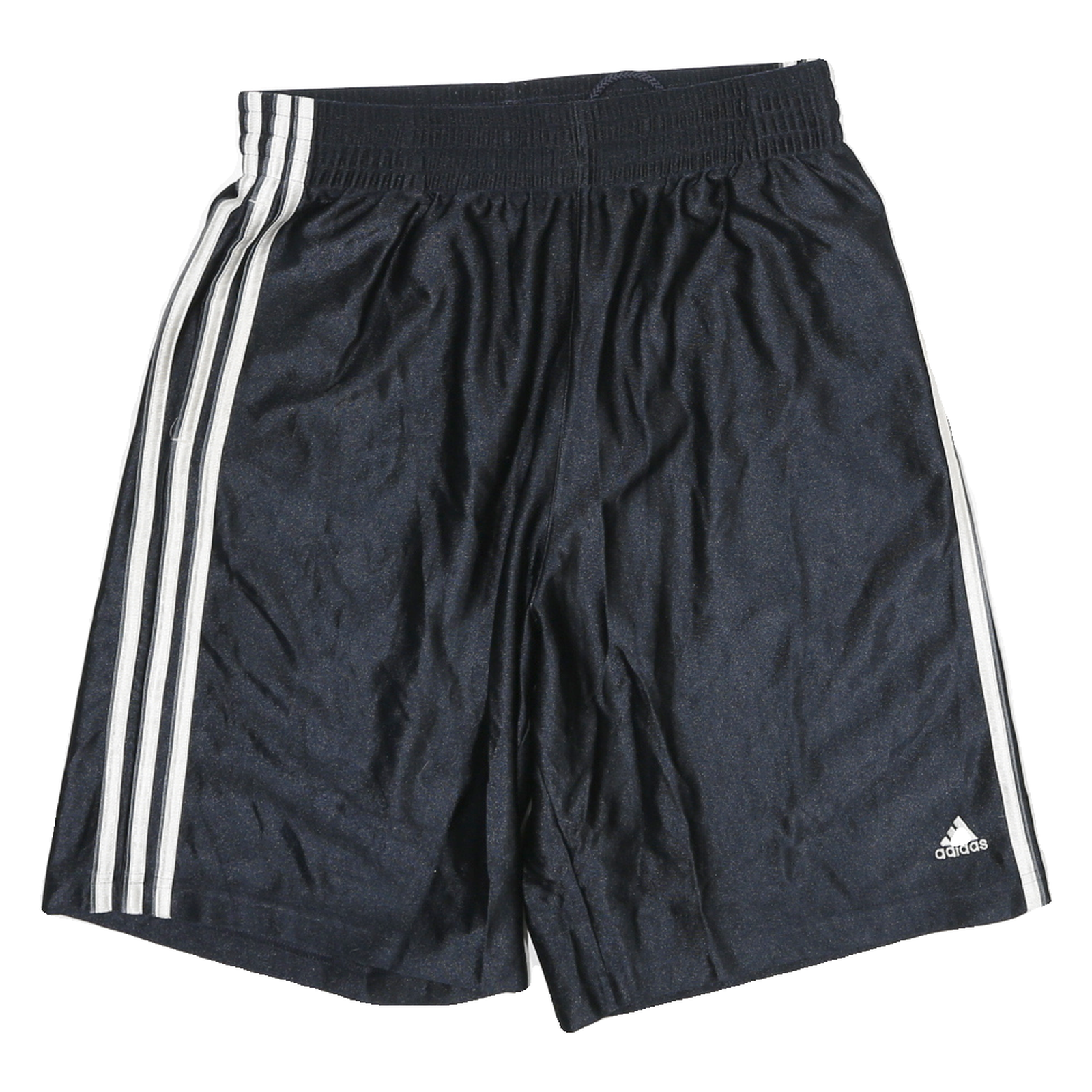 ADIDAS Mens Black Sports Casual Shorts M W26 Polyester Blend Comfortable Fit Refurbished - N/A refurbished available on Cerqular