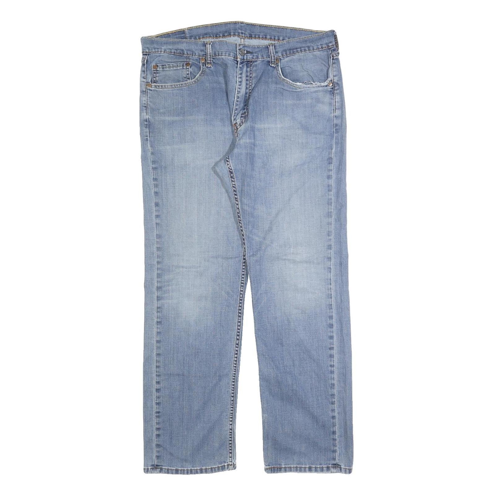 LEVI'S Mens 559 Straight Relaxed Denim Light Blue W36 L32 Casual Cotton Blend Refurbished - N/A refurbished available on Cerqular