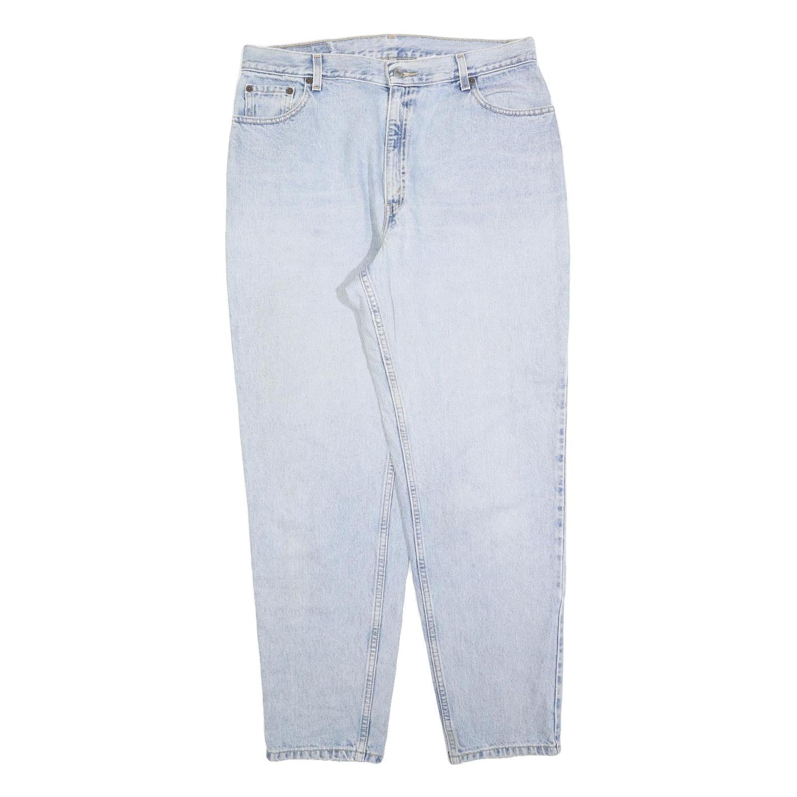 LEVI'S Womens 550 Tapered Relaxed Fit Blue Denim Cotton Blend W34 L32 Classic Refurbished - N/A refurbished available on Cerqular