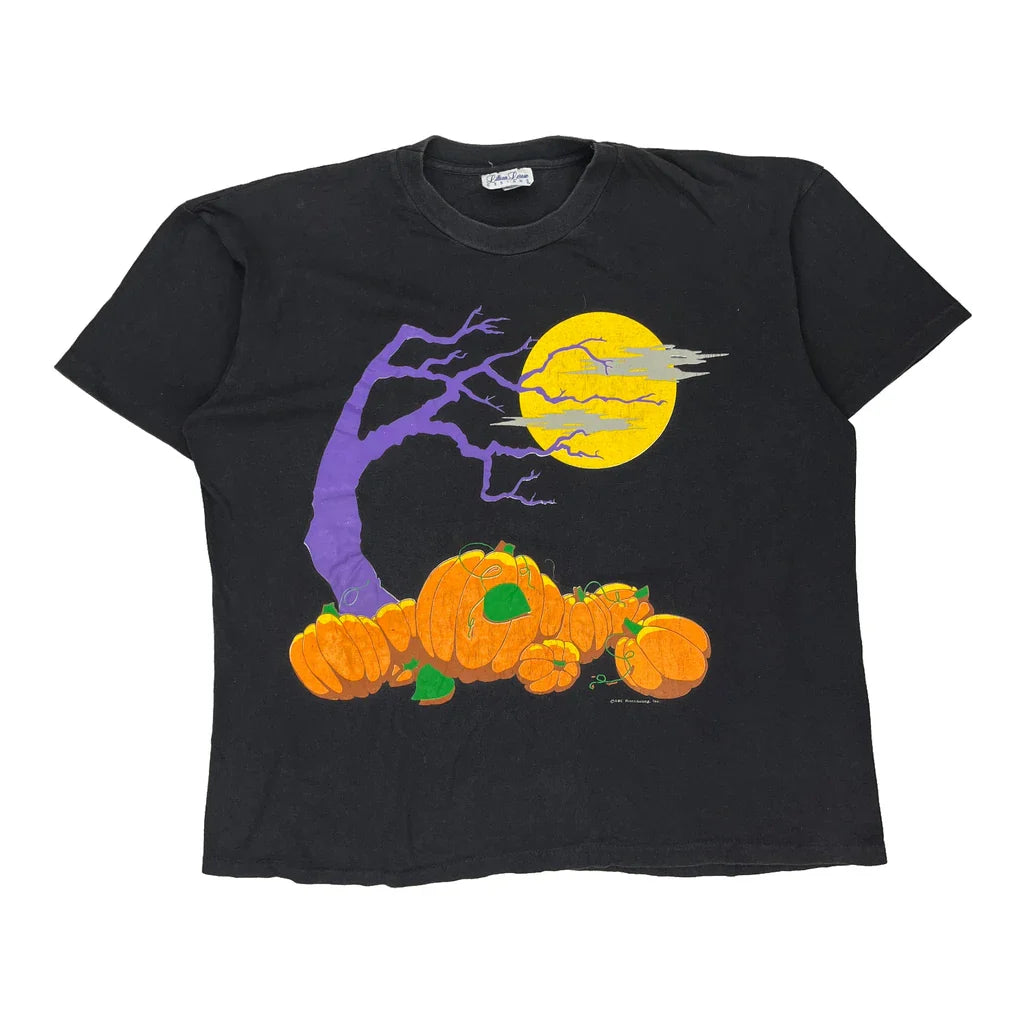 Buy Halloween Lillian Single Stitch T-Shirt - Large Black Cotton Refurbished - $32.55 Halloween Lillian Single Stitch T-Shirt - Large Black Cotton Refurbished - Thrifted (note: this is a term often used to describe second- refurbished available on Cerqular