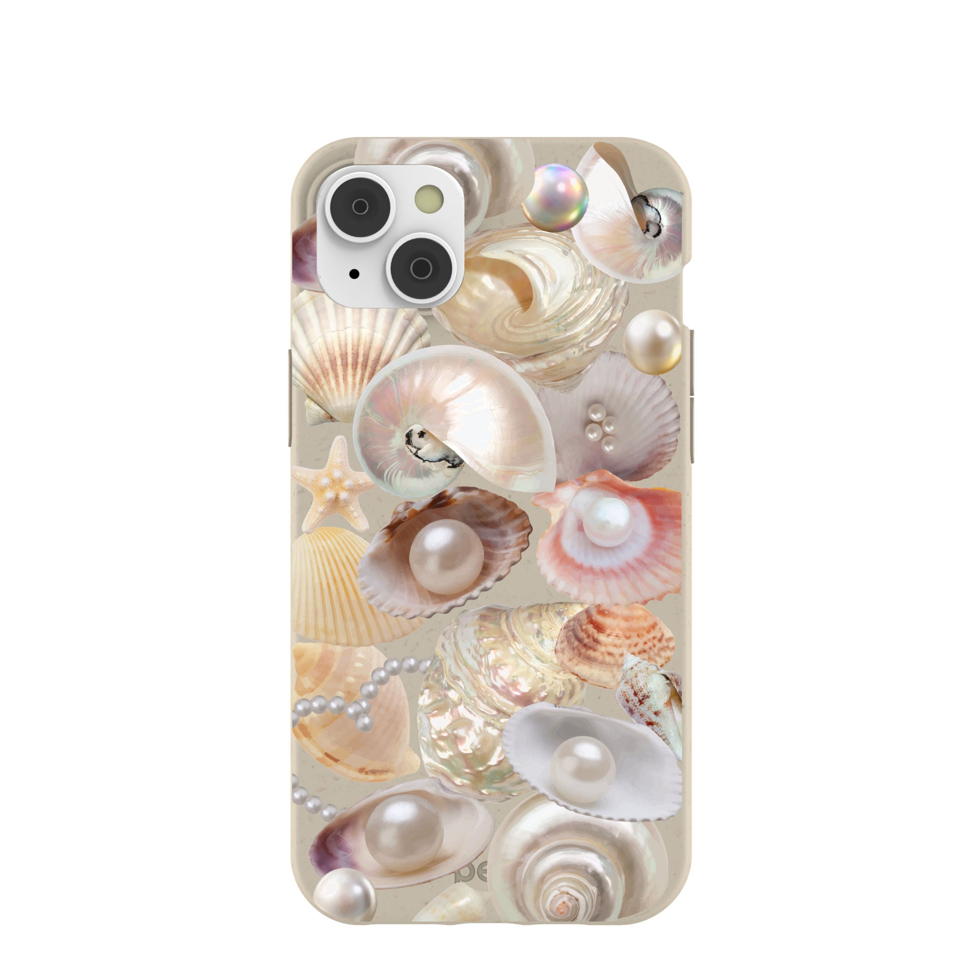 London Fog Sea Gems iPhone 14 Plus Case Refurbished - Pela Case refurbished available on Cerqular