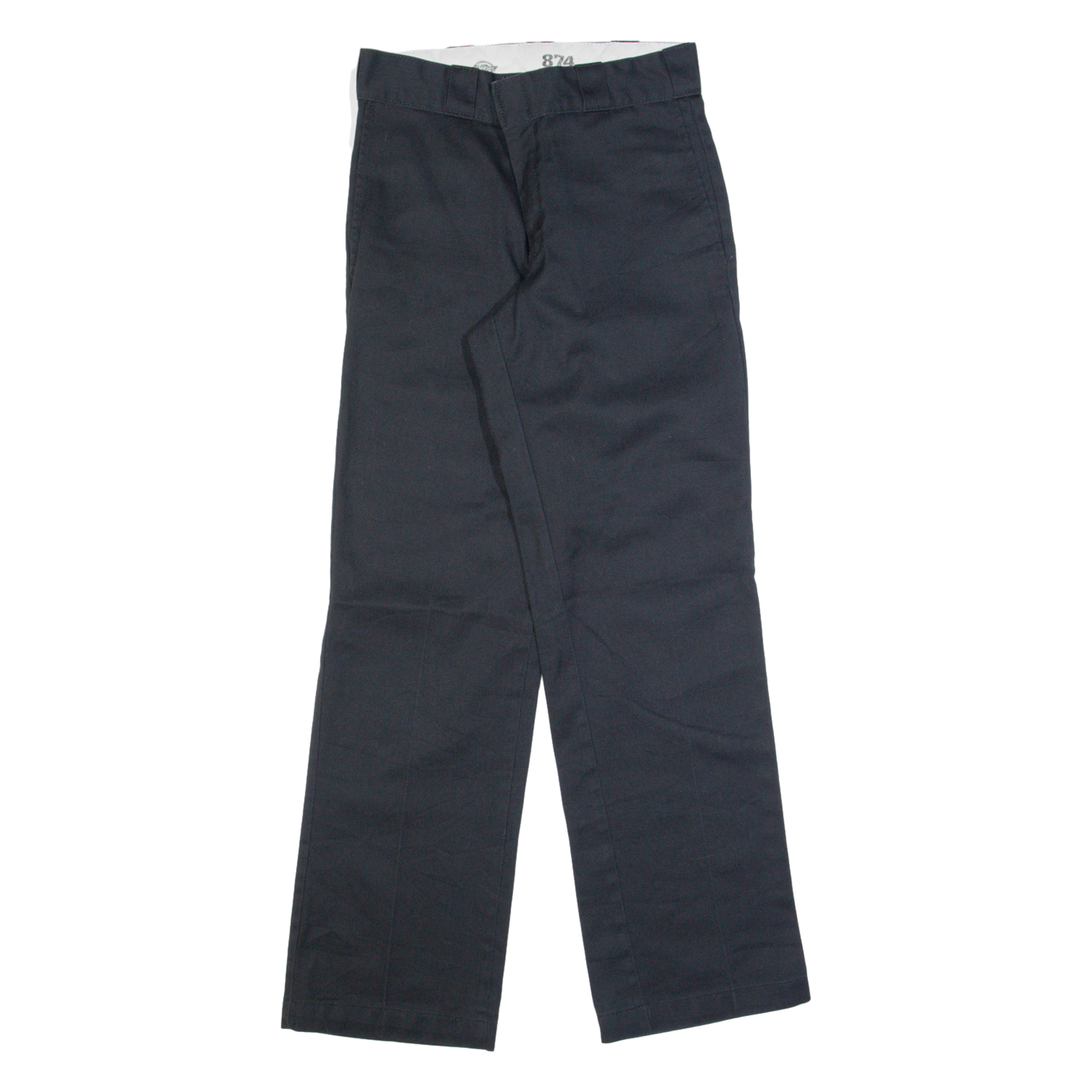 DICKIES 974 Workwear Mens Trousers Black Regular Straight W26 L30 Refurbished - N/A refurbished available on Cerqular