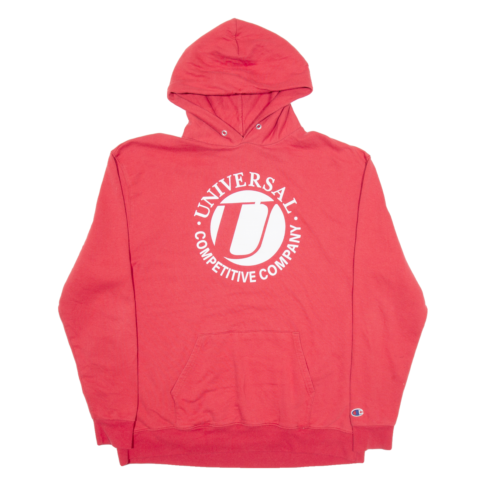 CHAMPION Universal Competitive Company Mens Red Hoodie XL Refurbished - N/A refurbished available on Cerqular