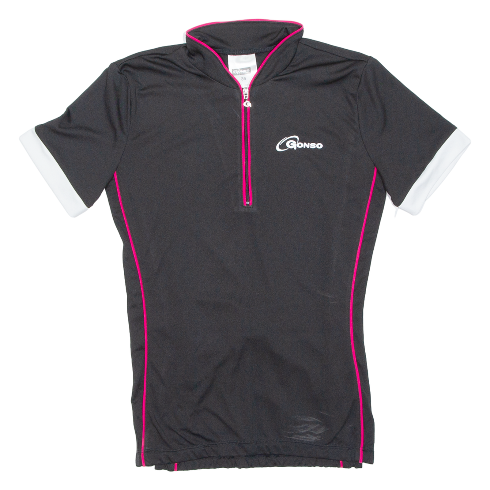 Cycling Womens Jersey Black 1/2 Zip UK 10 Refurbished - N/A refurbished available on Cerqular