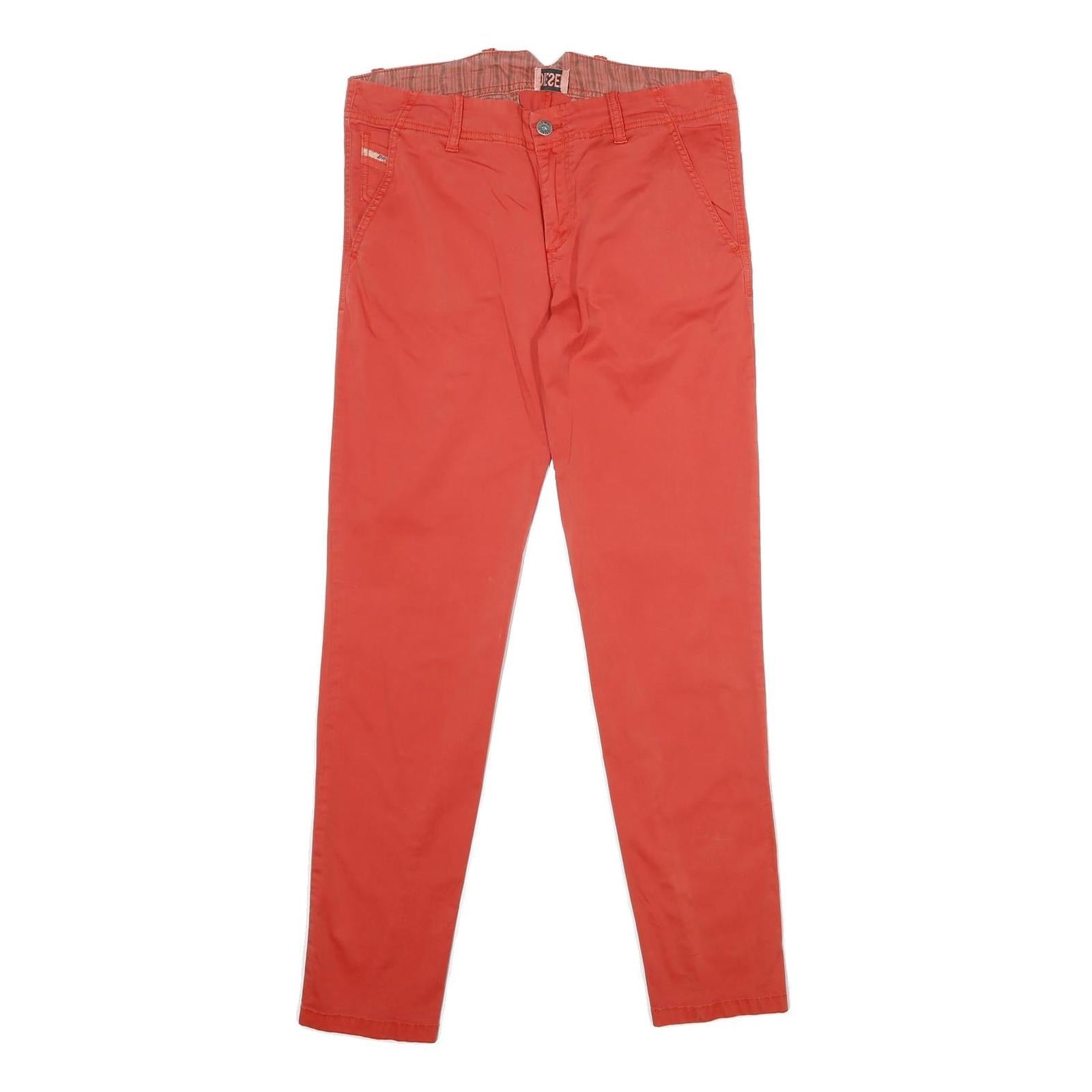 DIESEL Womens Cotton Blend Coral Slim Skinny Trousers W29 L30 Stylish Comfort Refurbished - N/A refurbished available on Cerqular