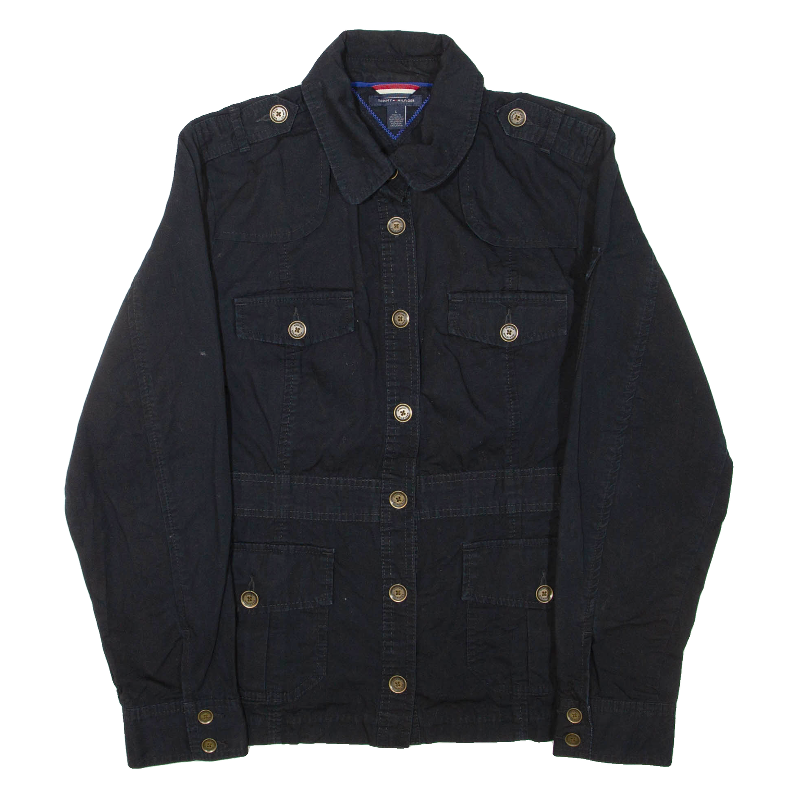 TOMMY HILFIGER Womens Jacket Black L Refurbished - N/A refurbished available on Cerqular