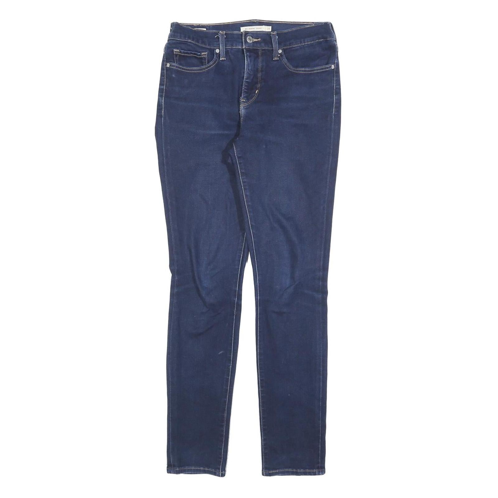 LEVI'S Womens Jeans Blue Slim Skinny Denim Medium W28 L28 311 Cotton Blend Refurbished - N/A refurbished available on Cerqular