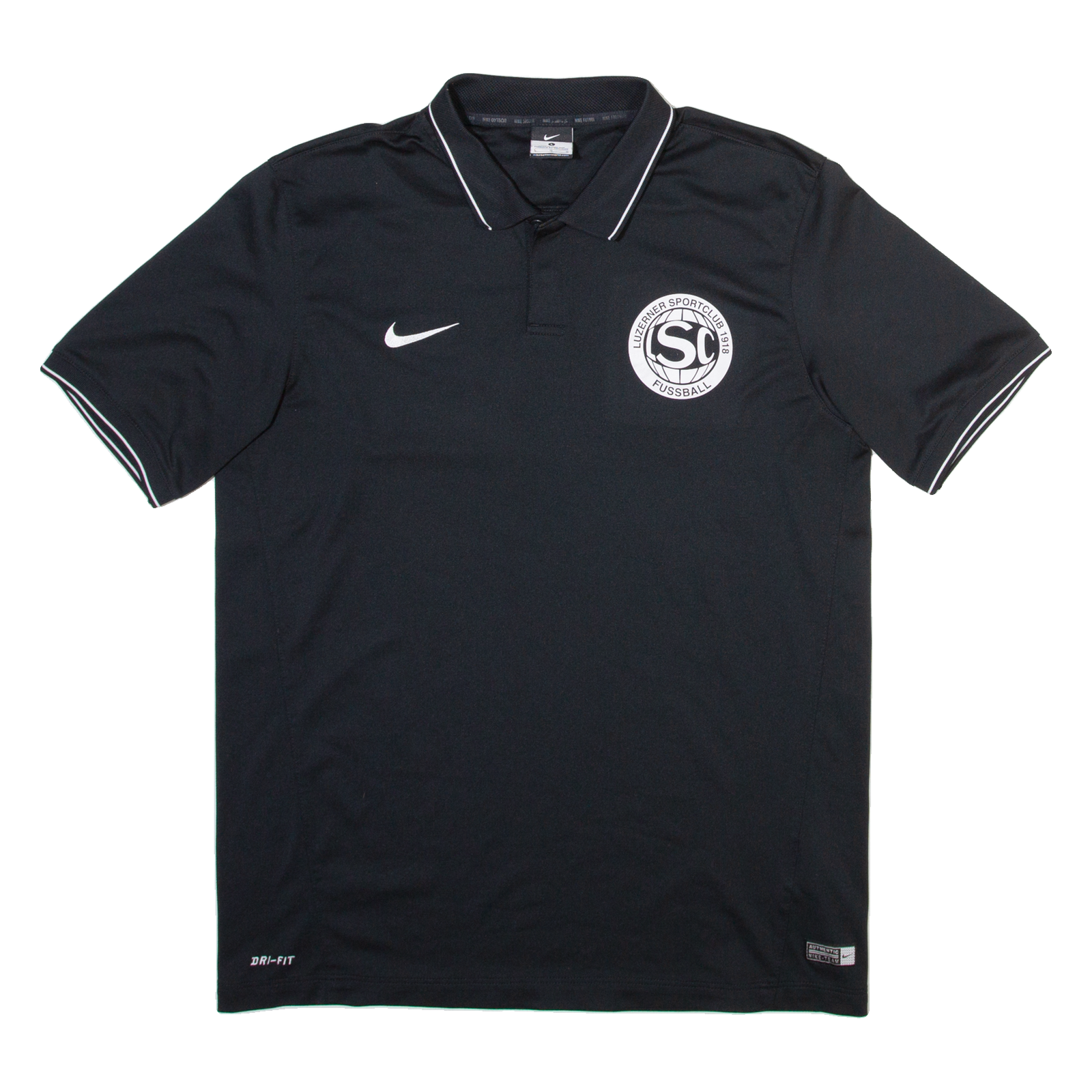NIKE Mens Polo Shirt Black L Refurbished - N/A refurbished available on Cerqular