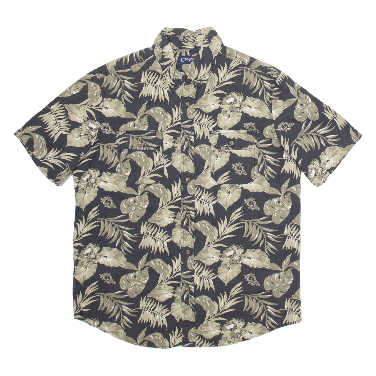 CHAPS Mens Shirt Black Floral L Refurbished - N/A refurbished available on Cerqular