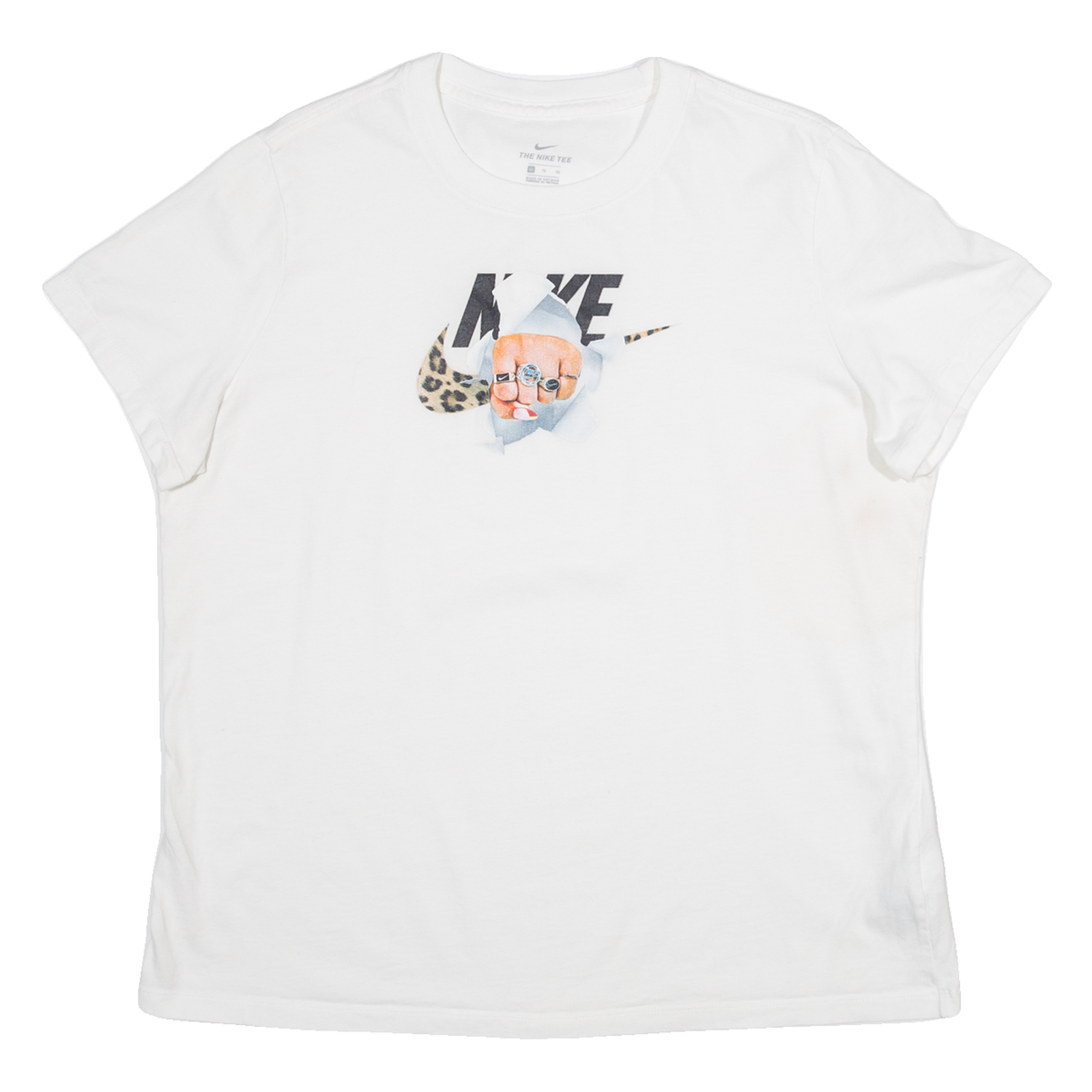 NIKE Womens T-Shirt White XL Refurbished - N/A refurbished available on Cerqular