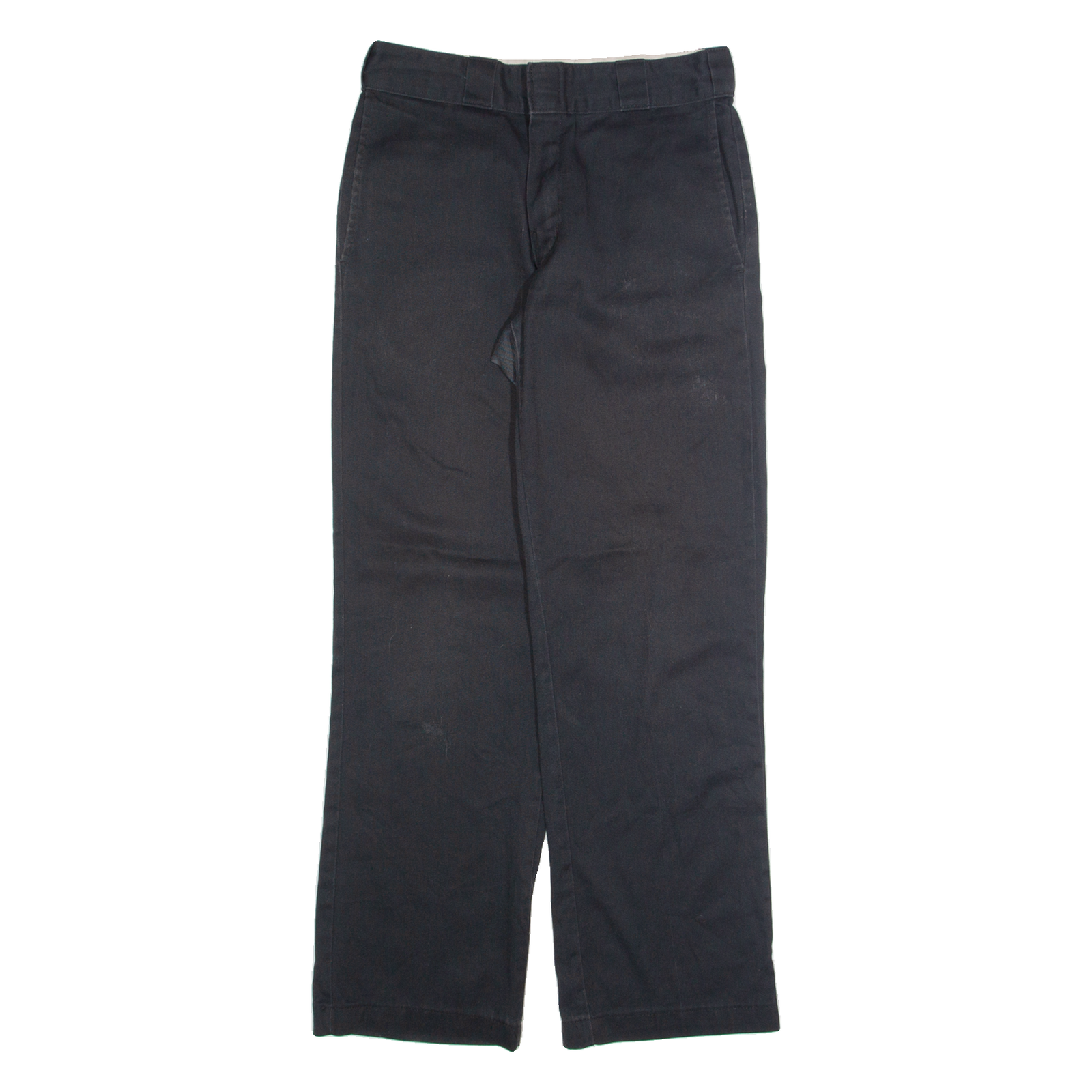 DICKIES Chino Mens Trousers Black Regular Straight W29 L30 Refurbished - N/A refurbished available on Cerqular