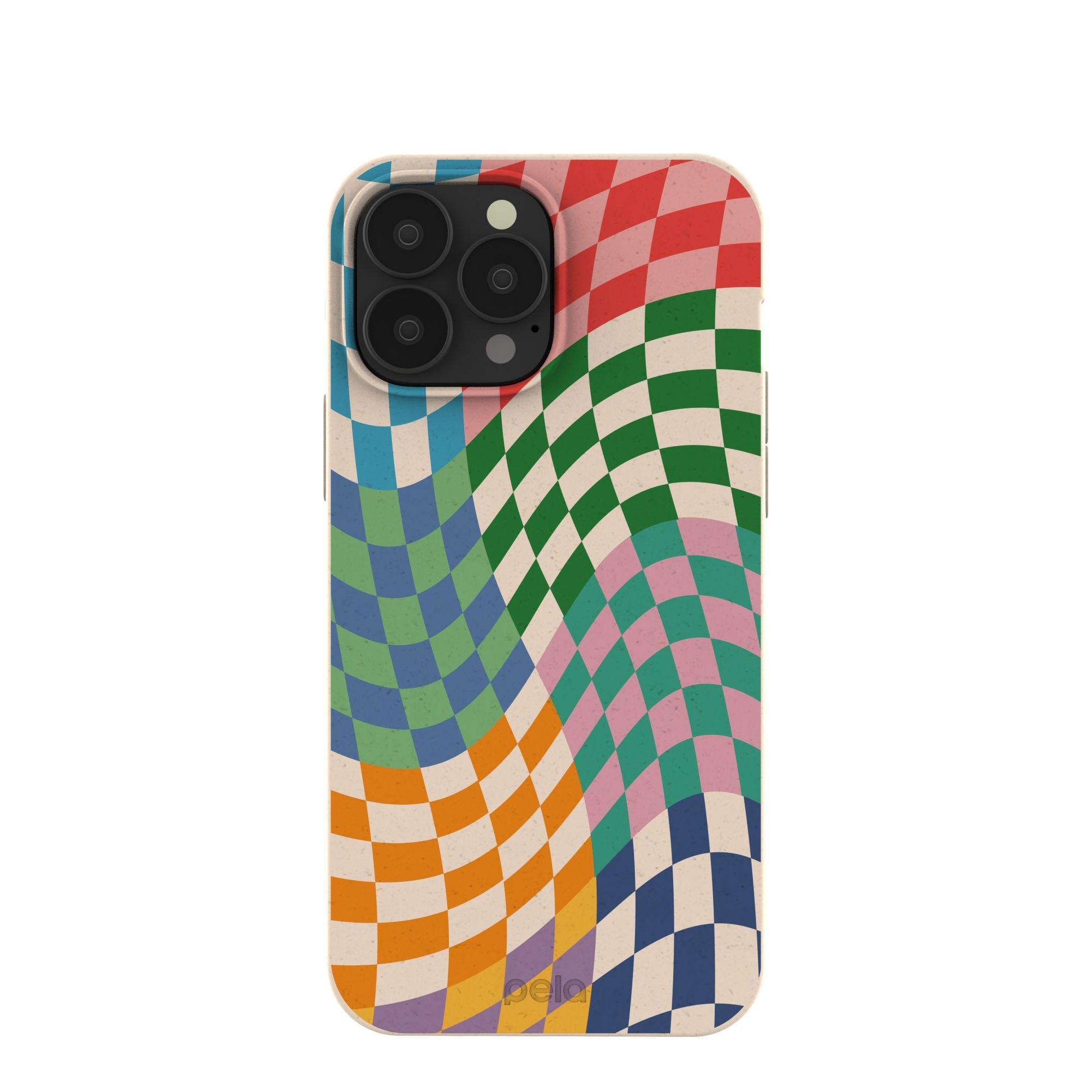 Seashell Patchwork iPhone 13 Pro Max Case Refurbished - Pela Case refurbished available on Cerqular